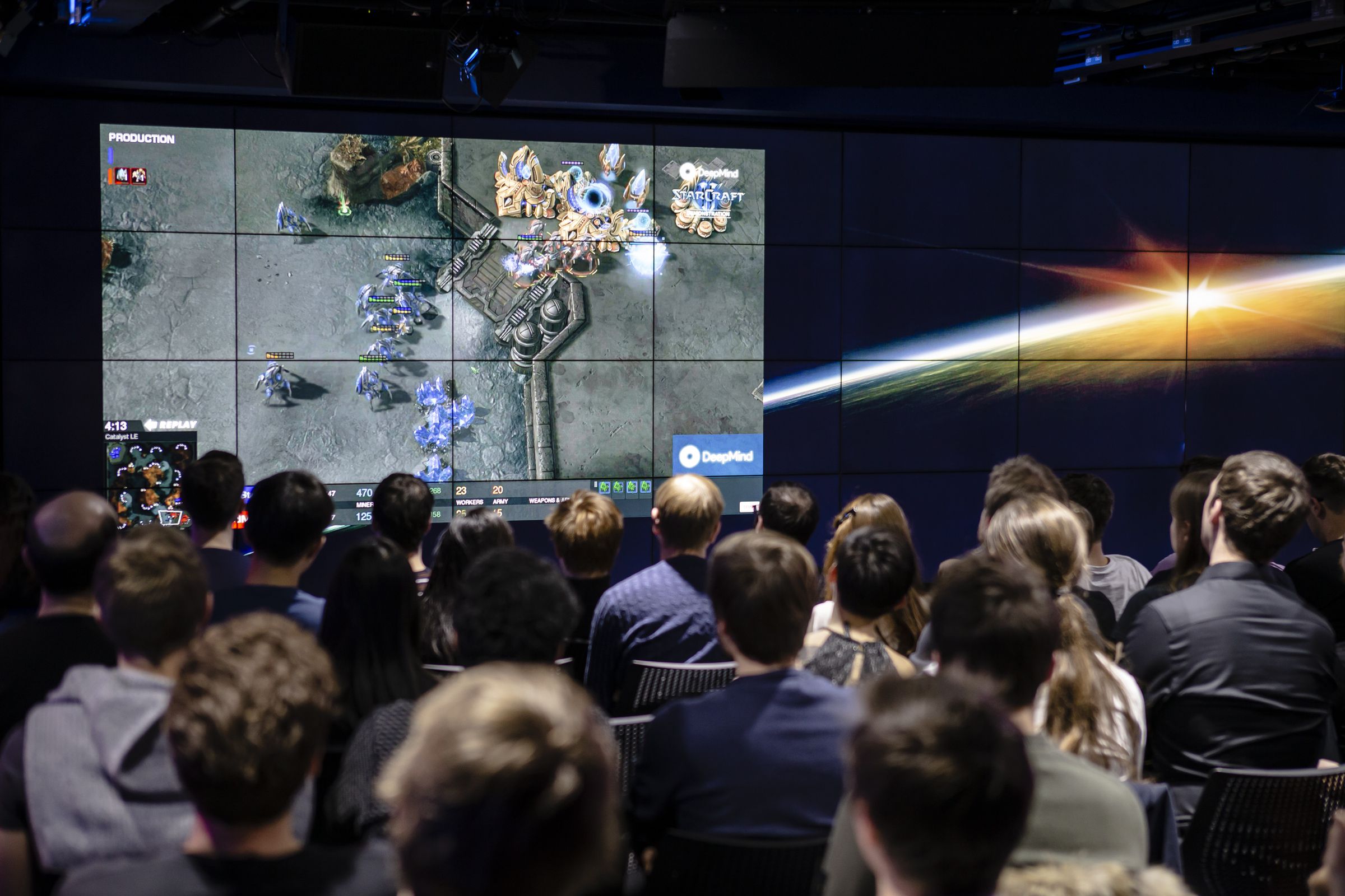 The games were streamed in DeepMind’s London headquarters (pictured). 