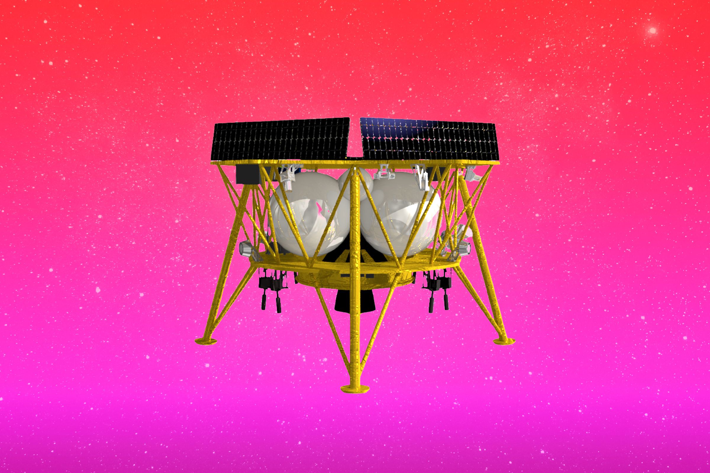 An artistic rendering of Firefly’s Genesis lander