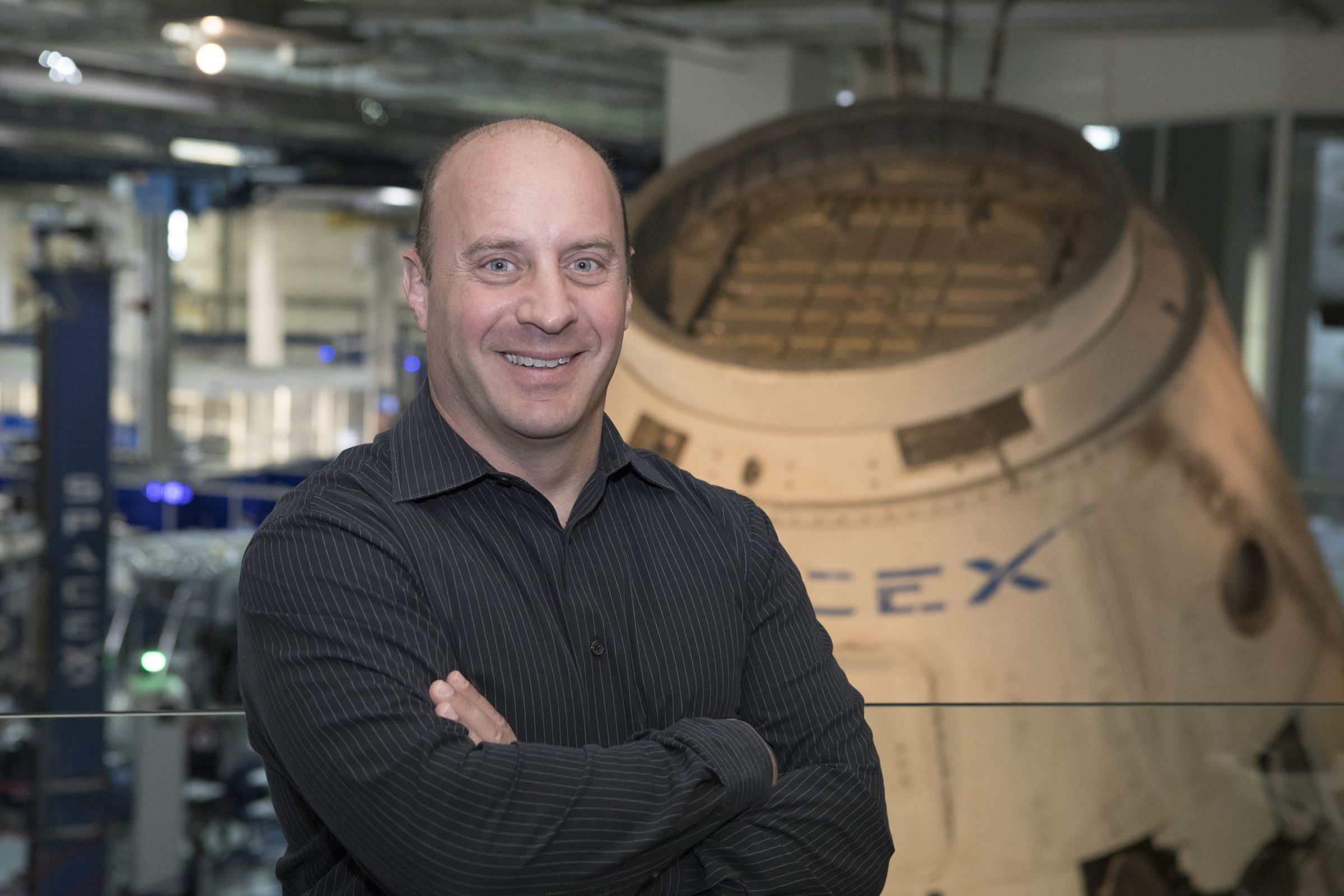 Reisman at SpaceX’s headquarters in Hawthorne, California