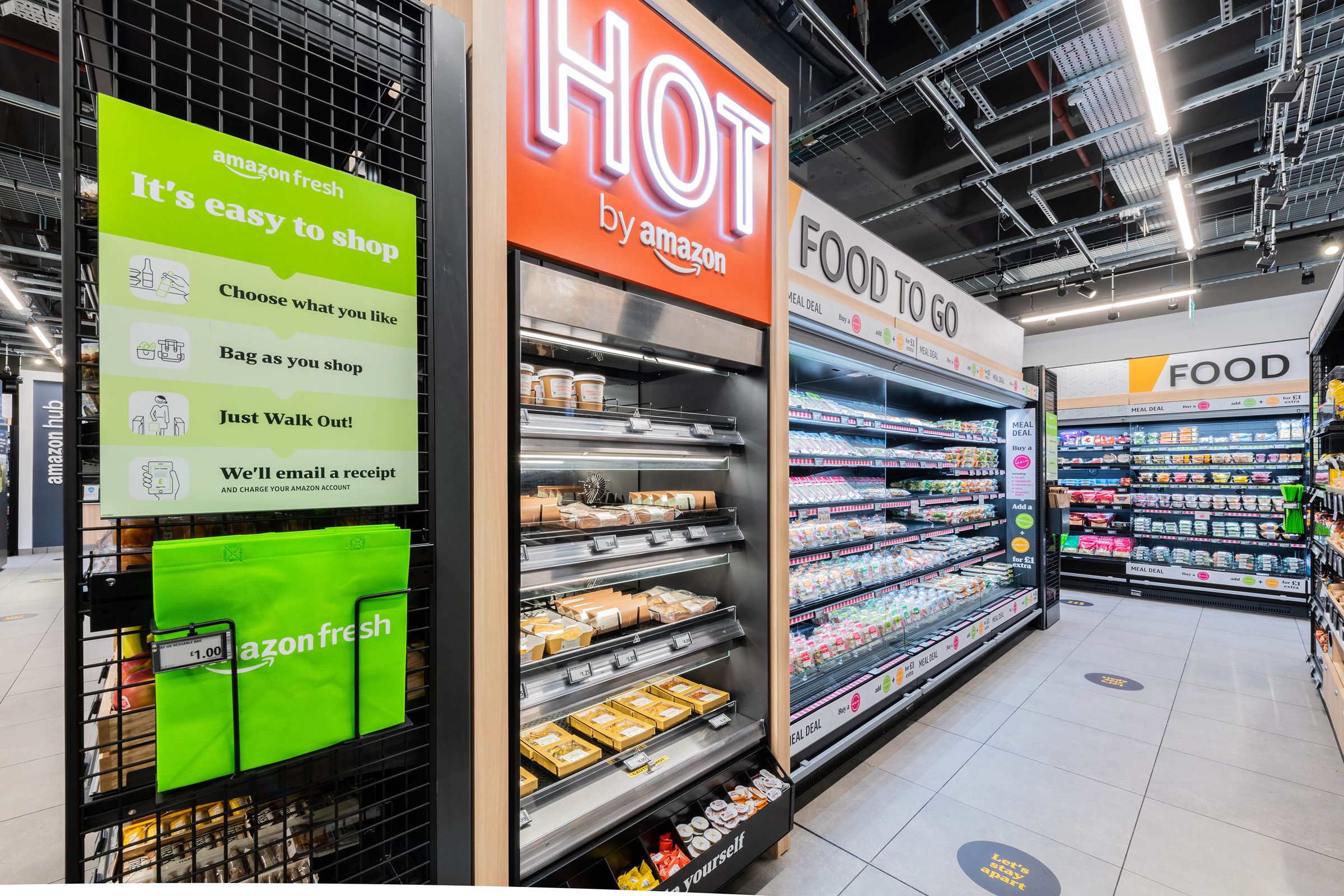 The store will sell hot and cold food, as well as other everyday essentials.