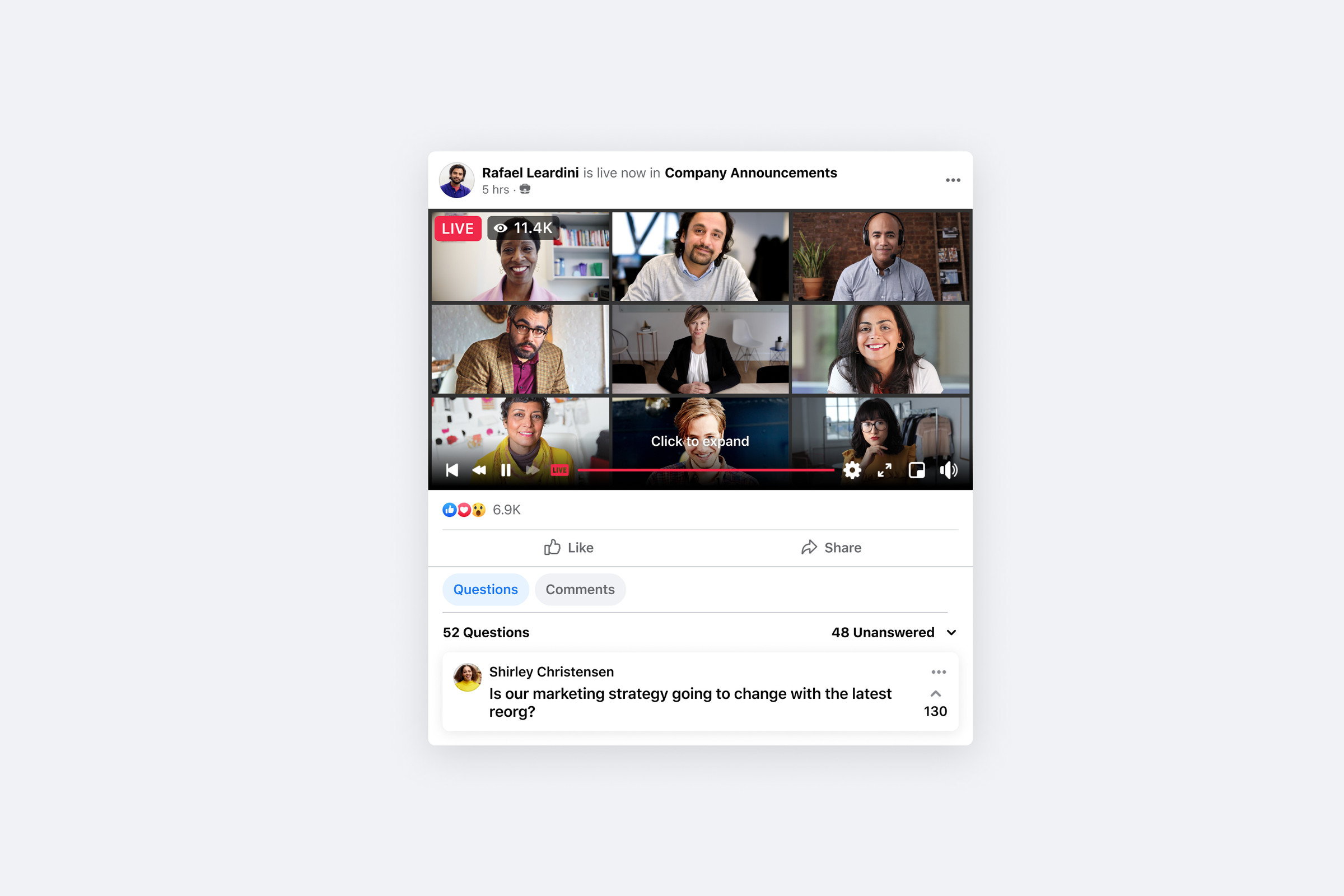 Microsoft Teams will soon livestream into Workplace.