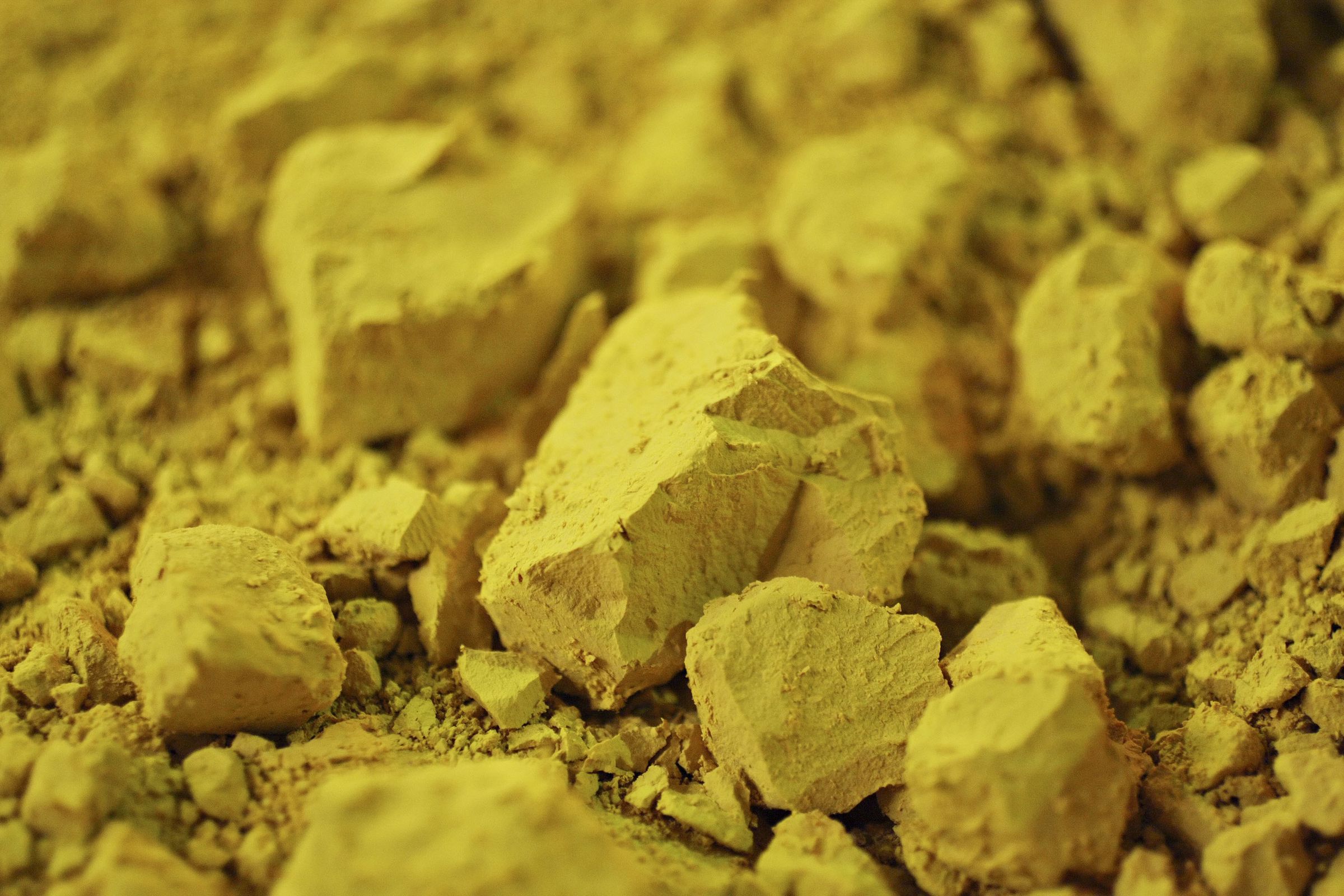Uranium concentrate, commonly known as U3O8 or yellowcake, s