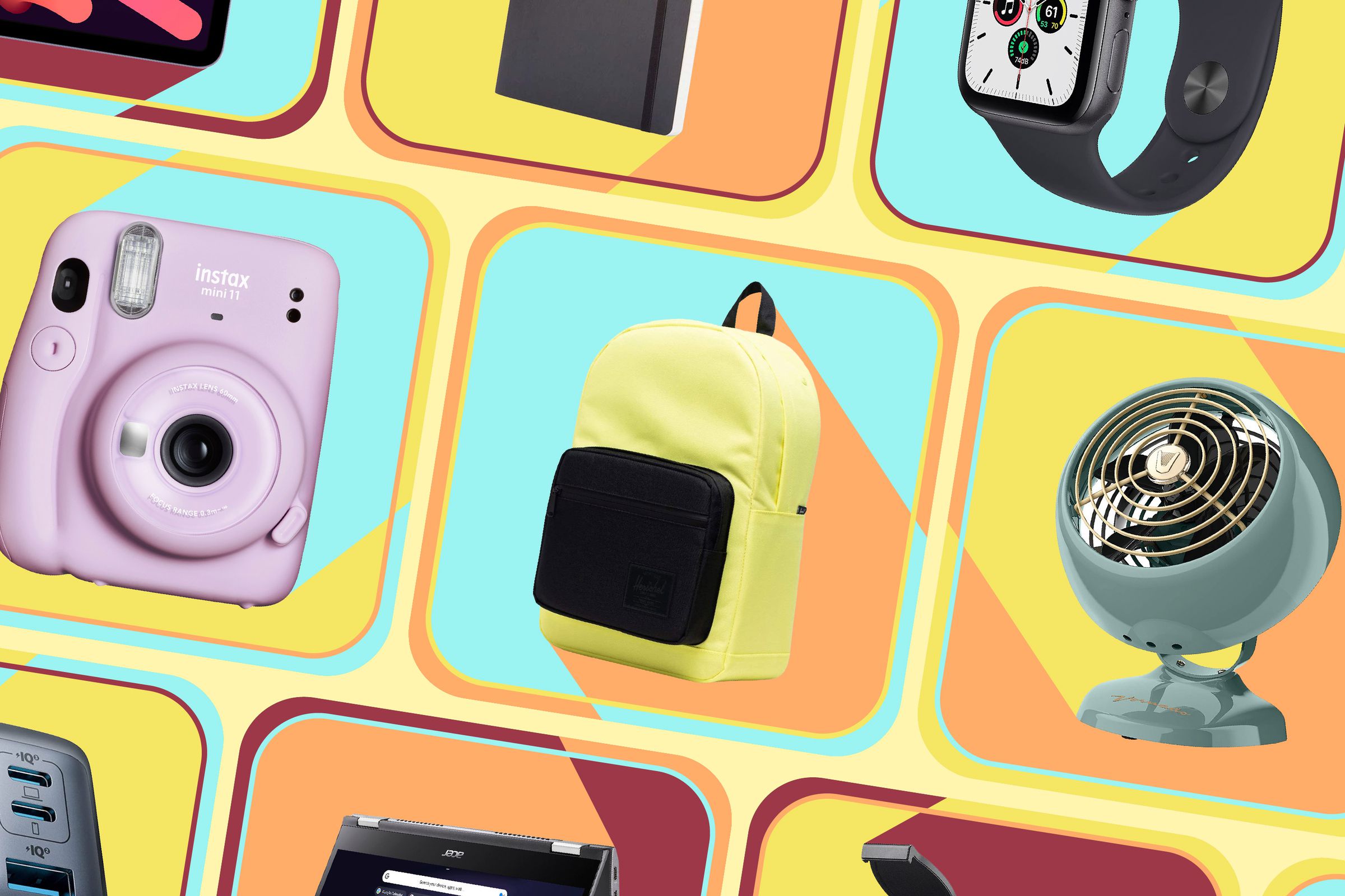 All the best backpacks, laptops, tablets, and wearables for the new school year.