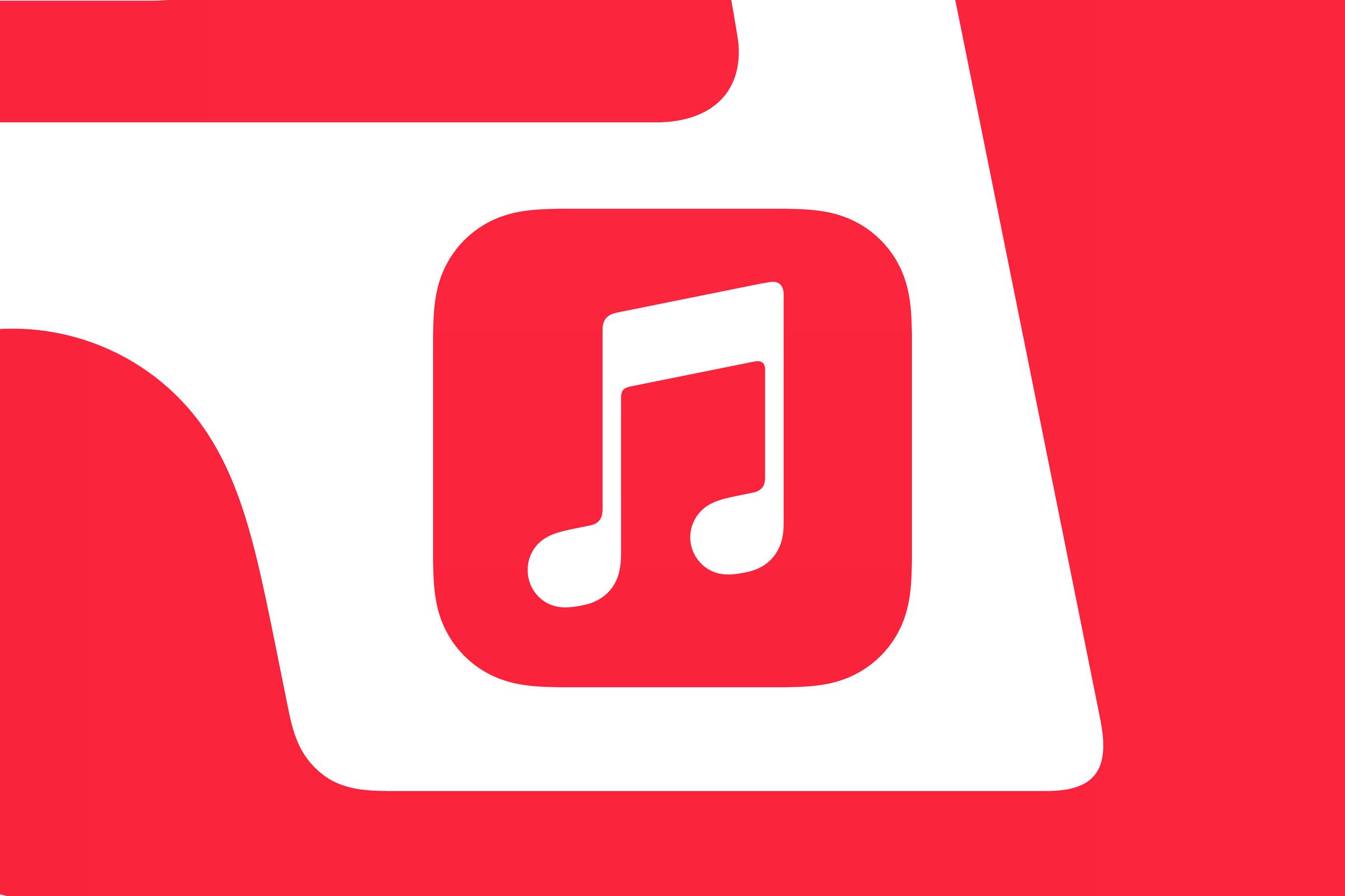 An Apple Music logo.