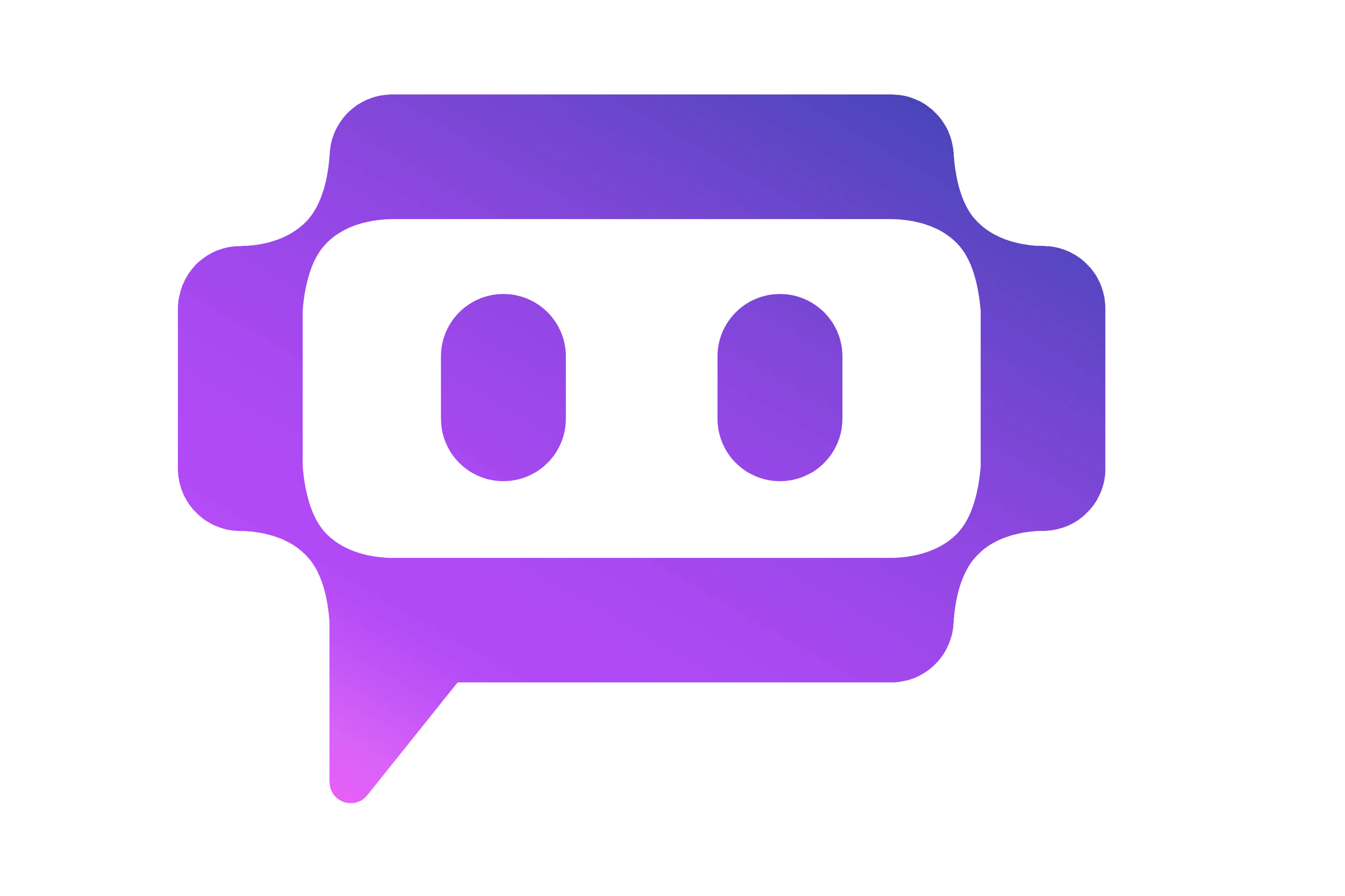 Poe’s logo, a purple chatbot character.