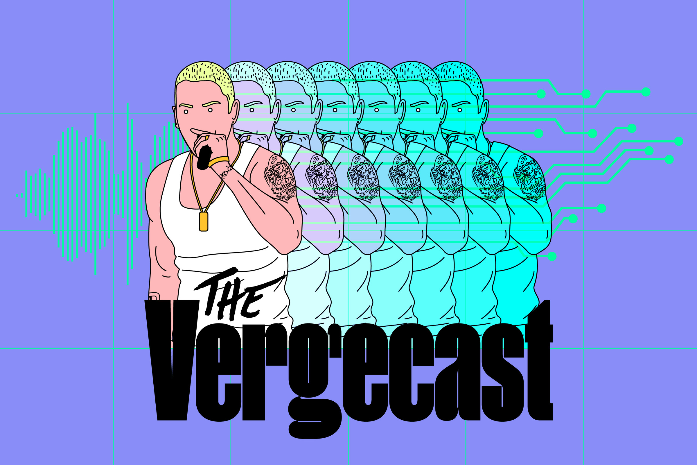 Illustration of the Vergecast logo