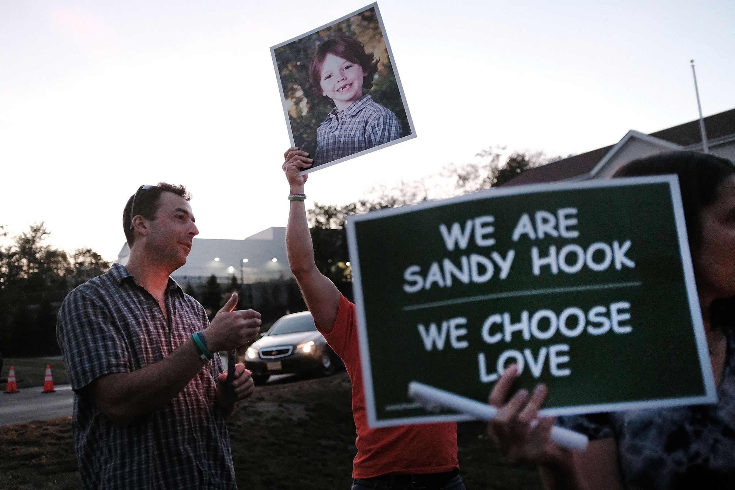 Vigil Held In Newtown, Connecticut For Las Vegas Shooting Victims