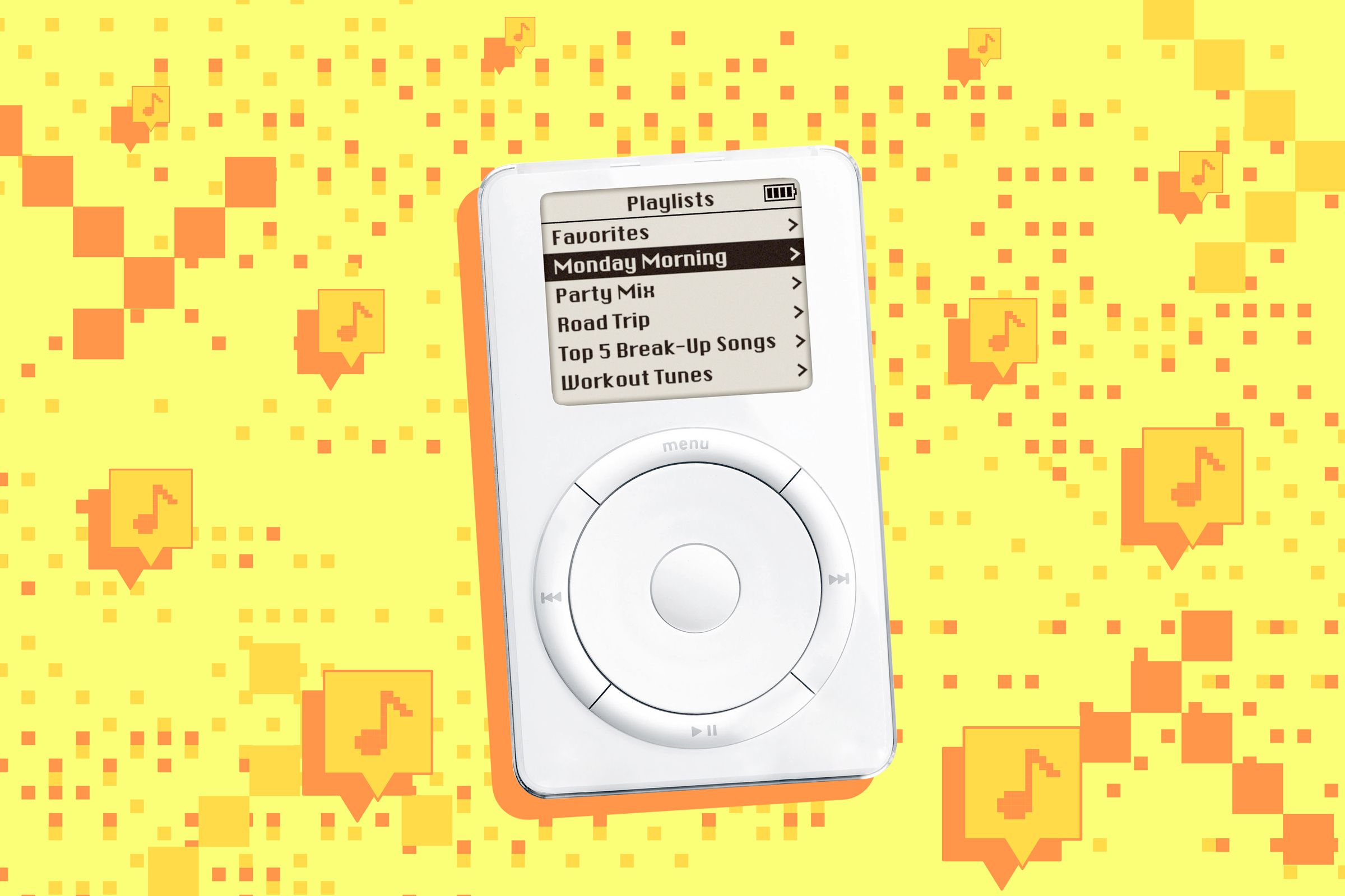 The Retro Pod app, which was pulled from the App Store, which turns your iPhone into an iPod.