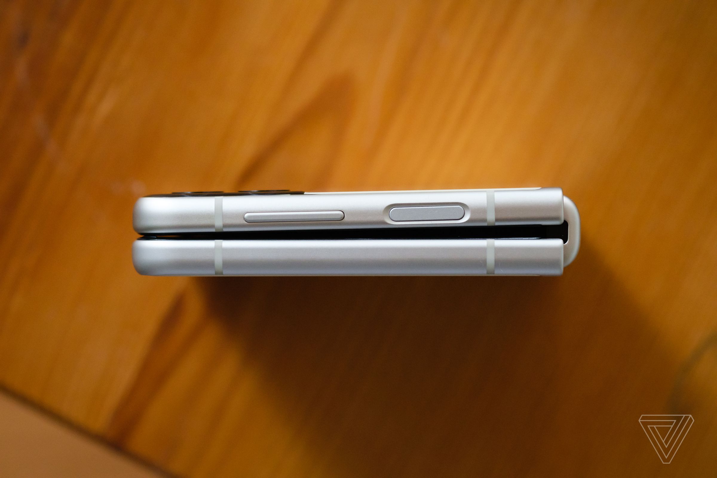 The Z Flip 3 is about as thick as two phones when closed and yes, there’s still a slight gap when it’s closed.