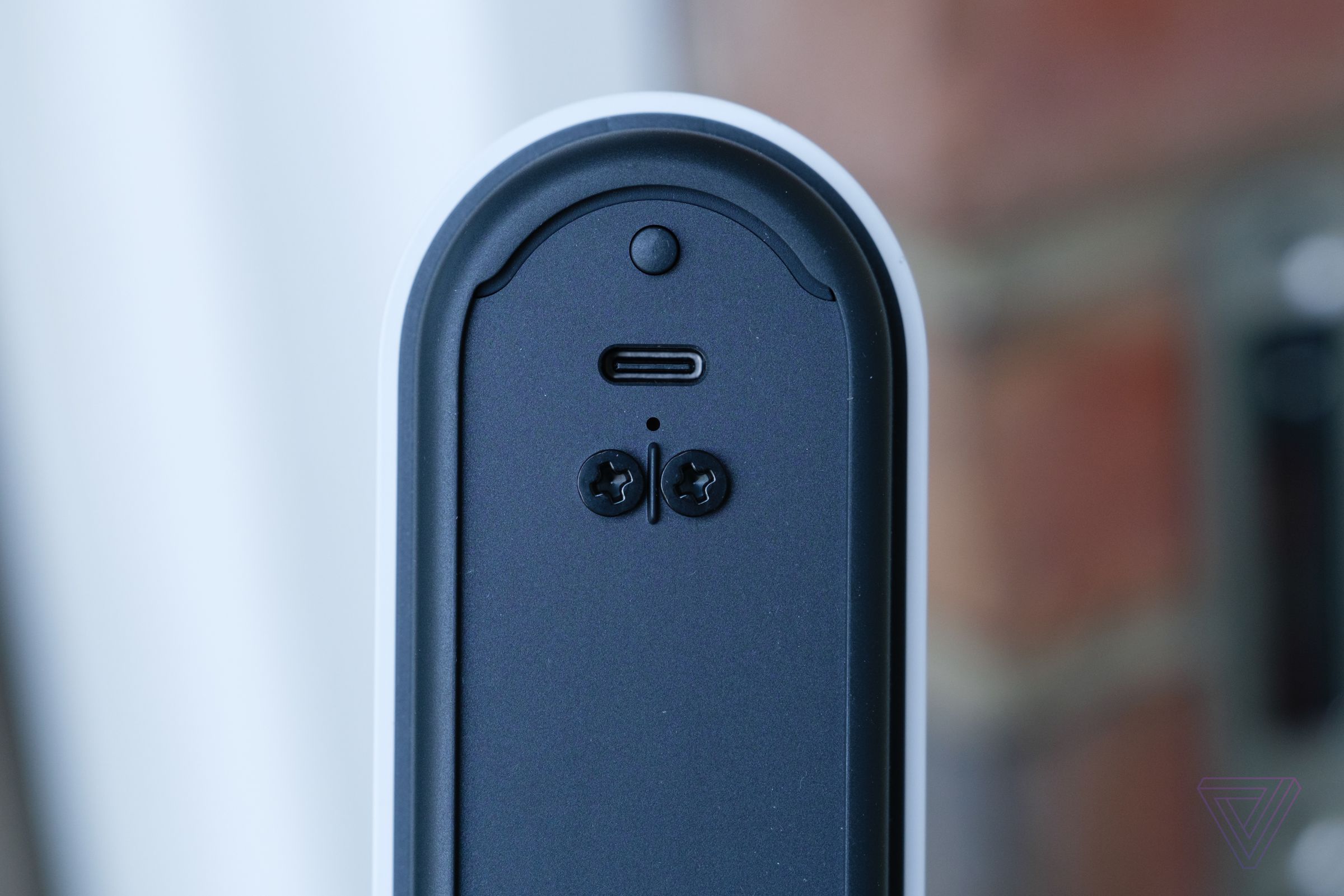 Charging the battery takes about 4.5 hours and requires removing the doorbell from its mount. It can also be connected to traditional doorbell wiring if available.