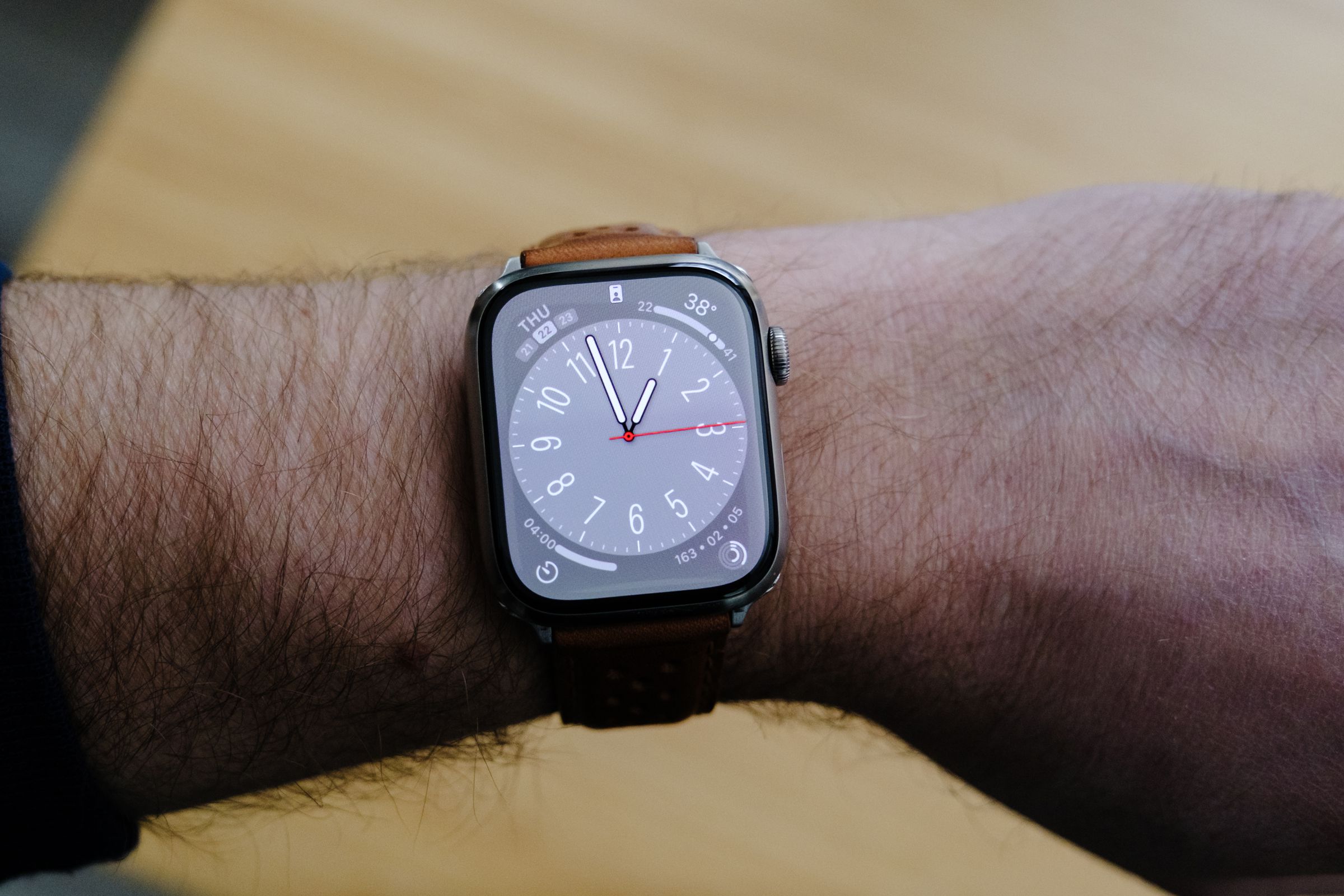 A 45mm Series 7 Edition on a man's wrist.