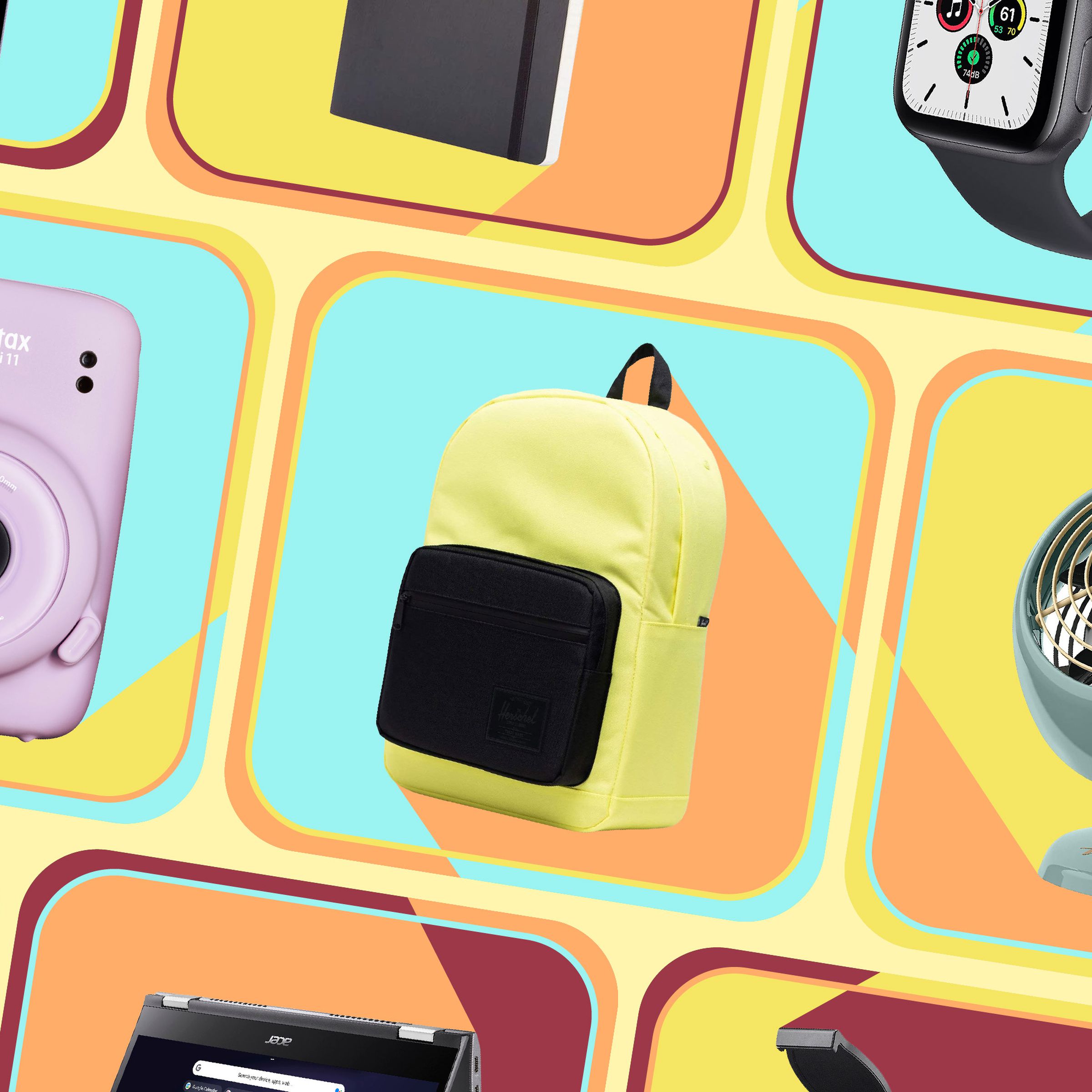 All the best backpacks, laptops, tablets, and wearables for the new school year.