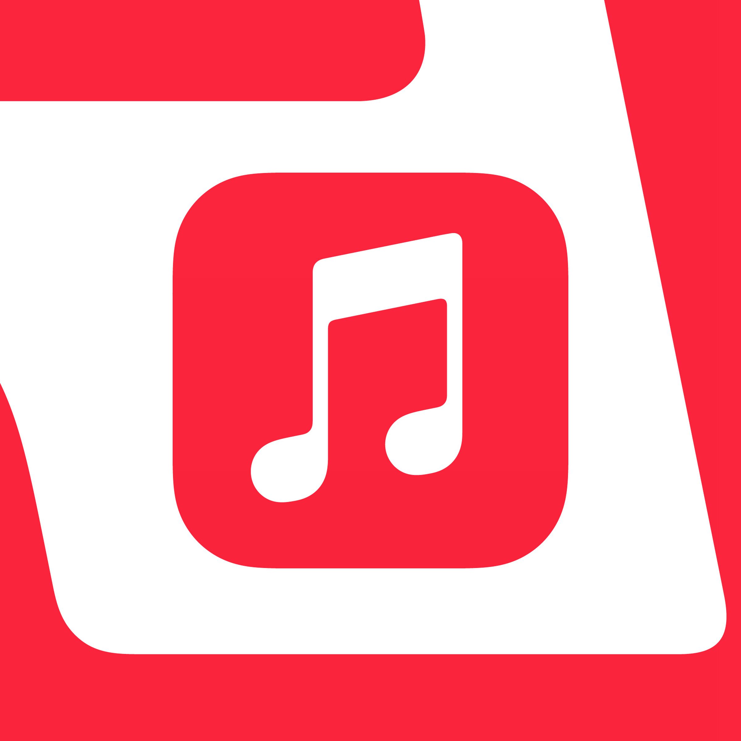 An Apple Music logo.