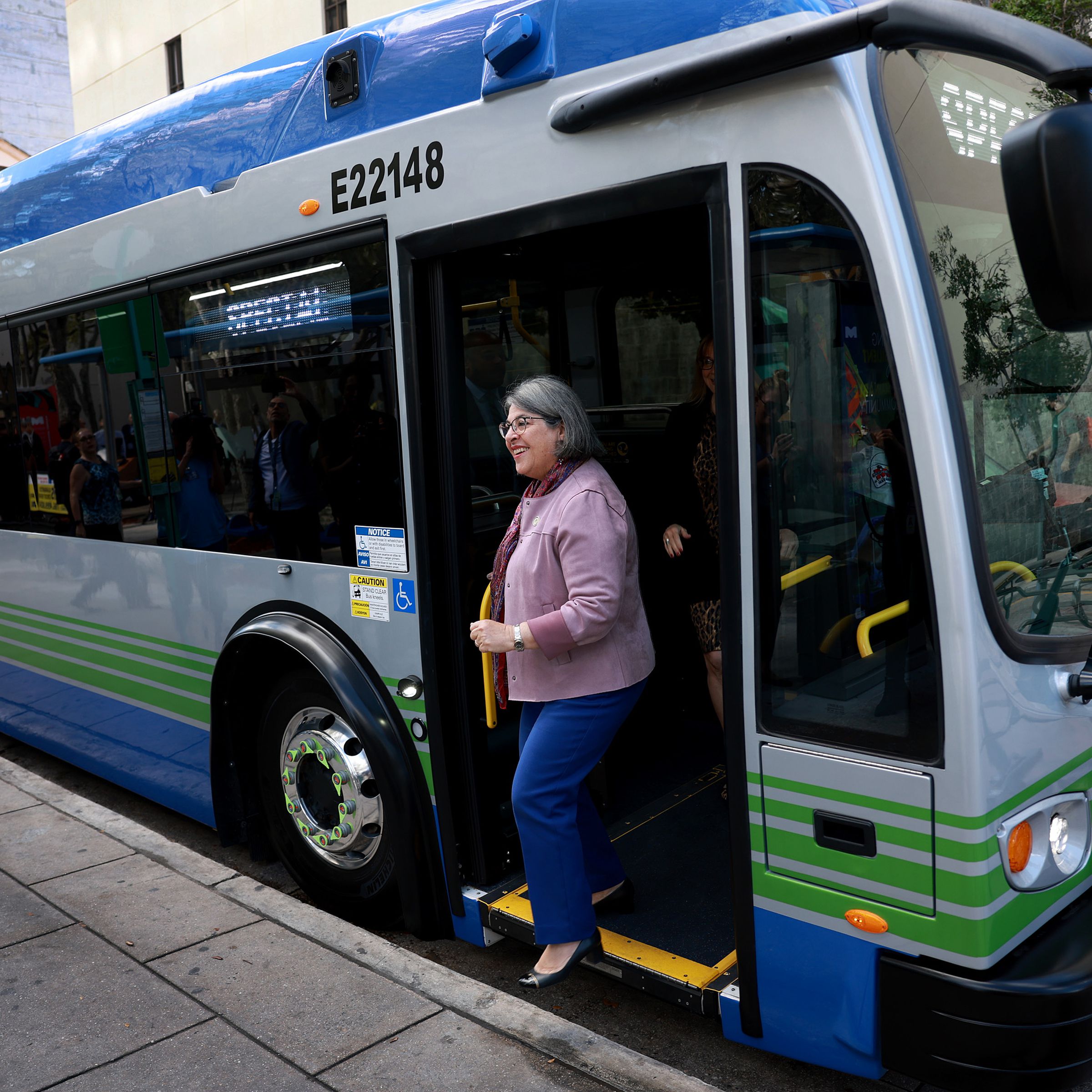 City Of Miami Unveils New Electric Bus Fleet To Combat Climate Change