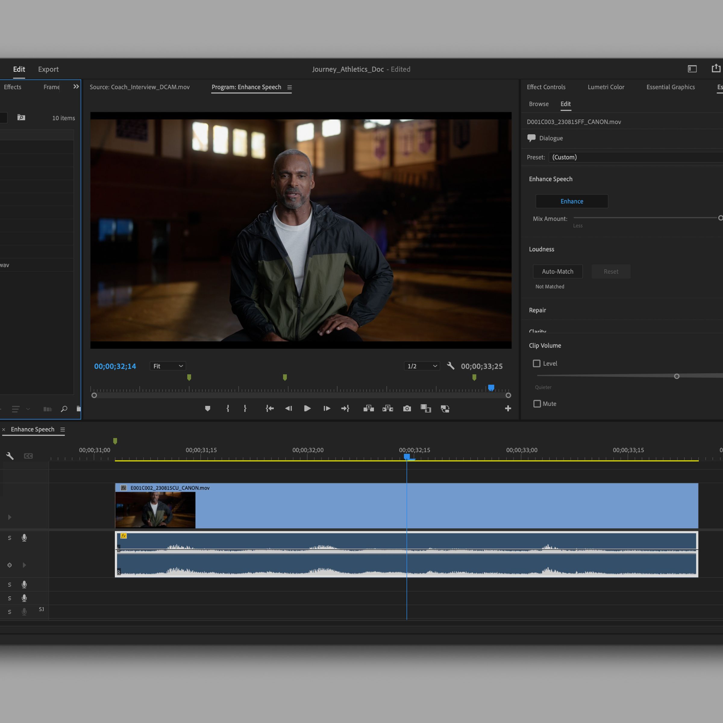 A screenshot of Adobe Premiere Pro.
