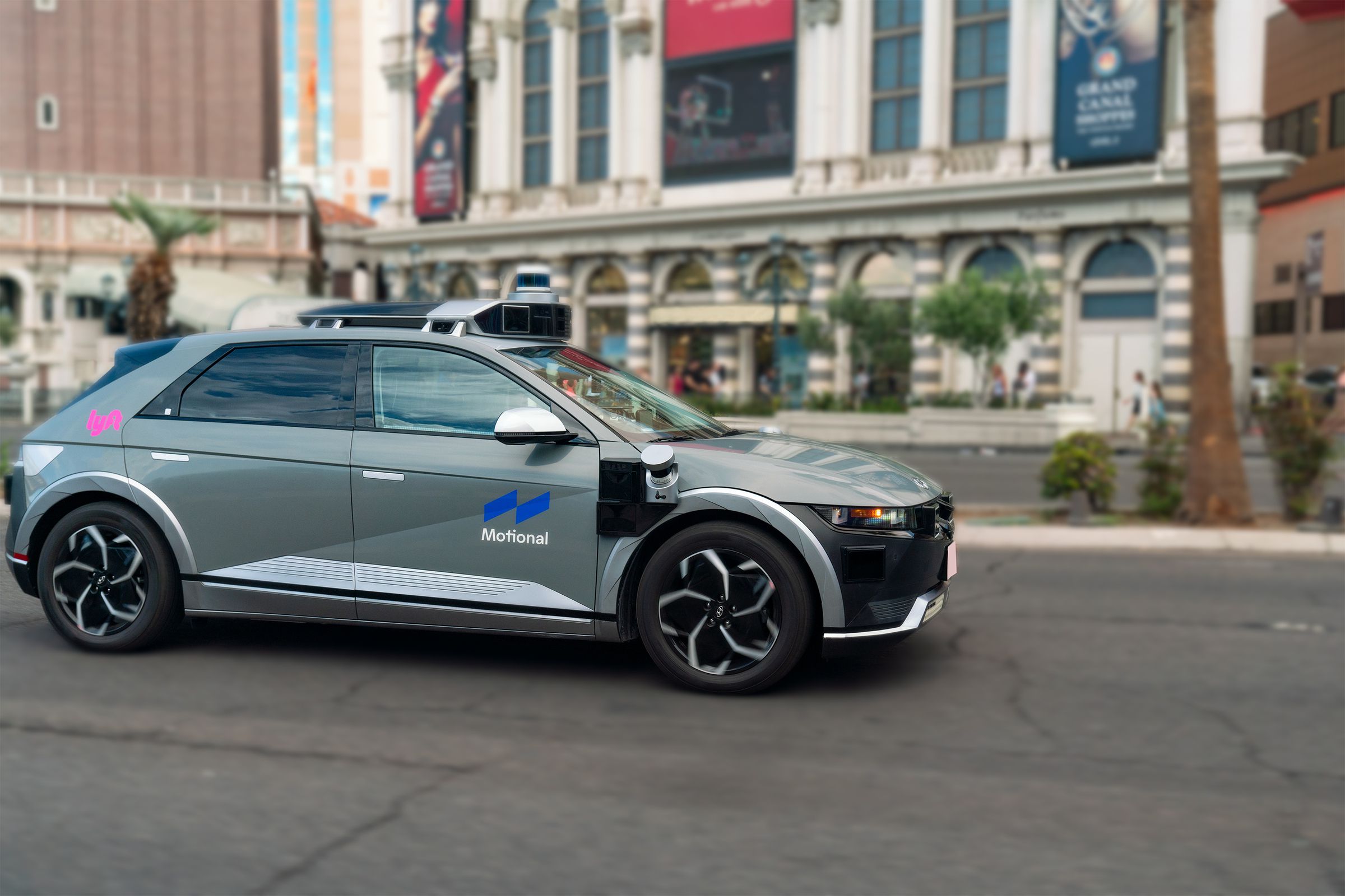 Motional’s all-electric, autonomous Hyundai vehicles are available on the Lyft app in Las Vegas.