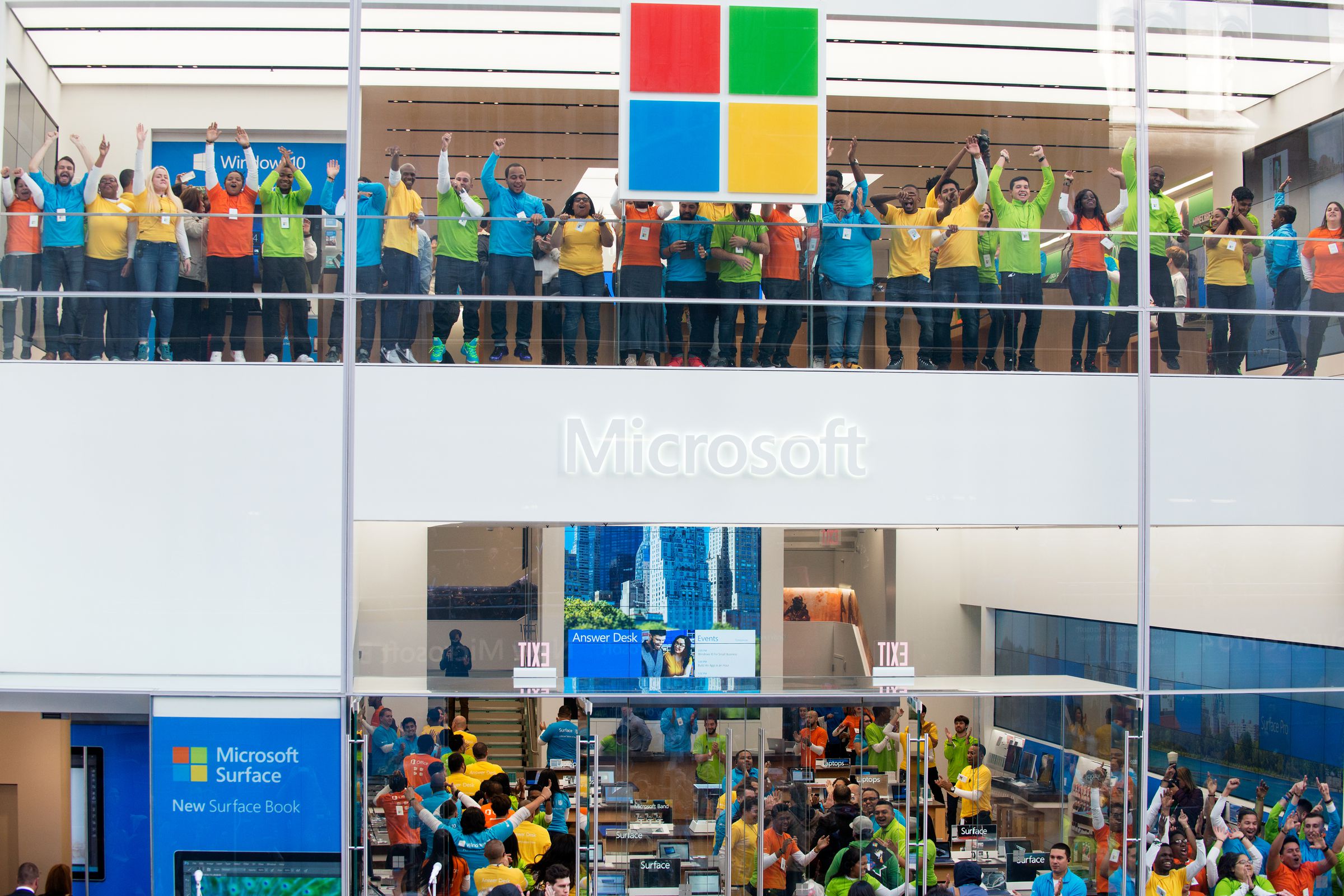 Microsoft Opens Flagship Store On New York’s Fifth Avenue