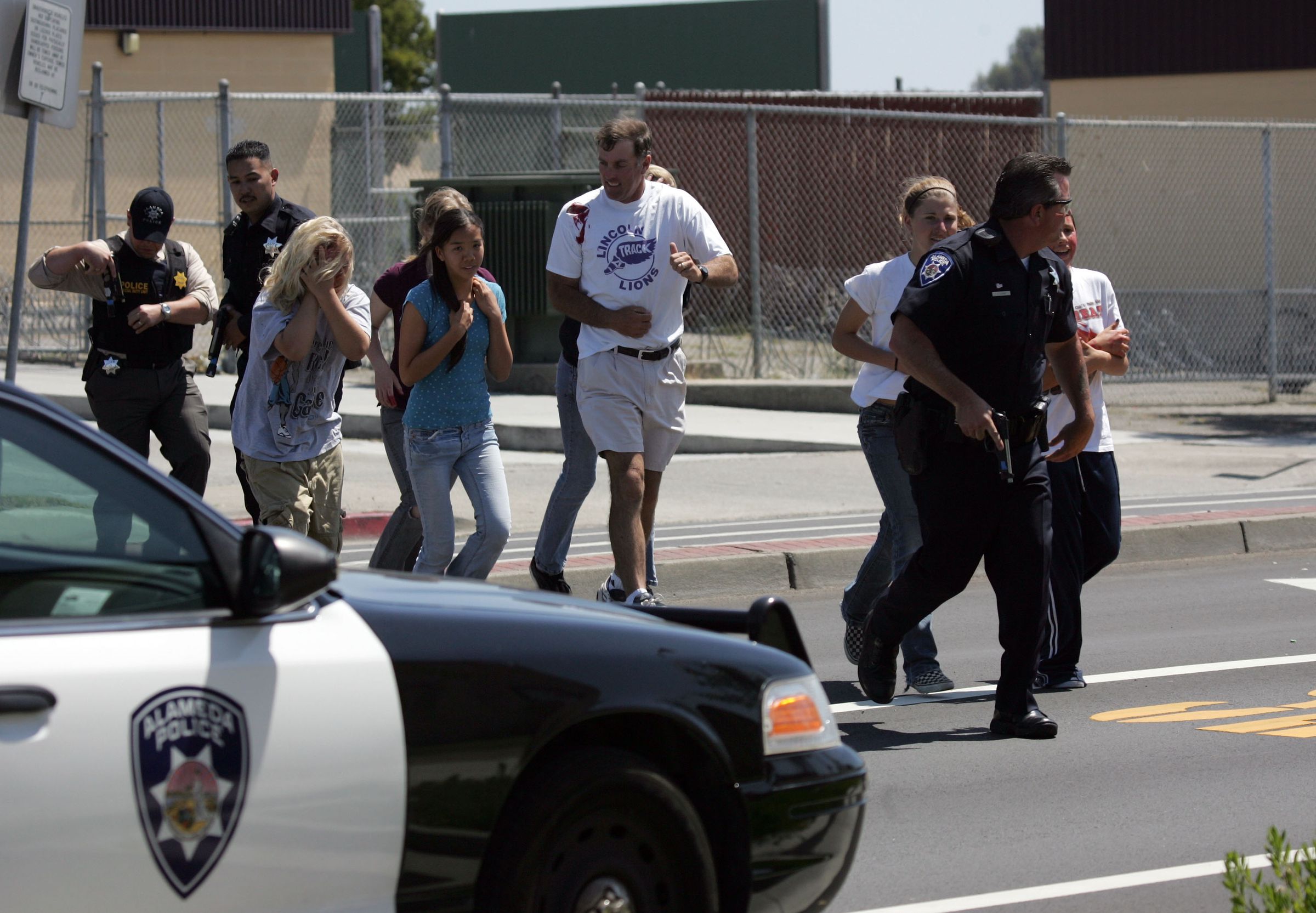 California School Conducts Shooting And Evacuation Drill