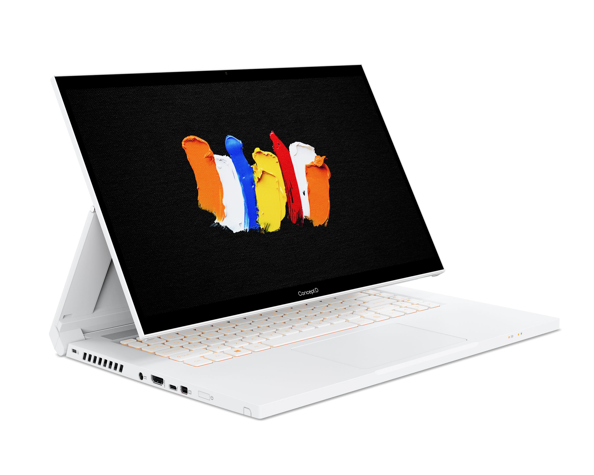 Acer ConceptD 3 Ezel 15.6-inch laptop on a white background