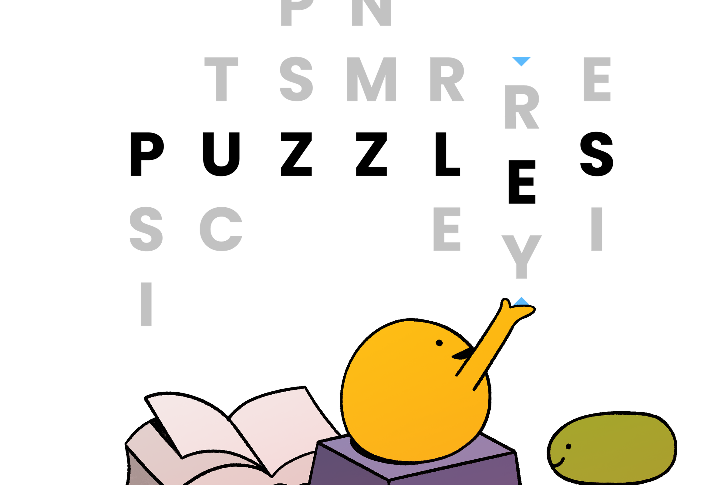 An illustration for the puzzle game site Puzzmo.