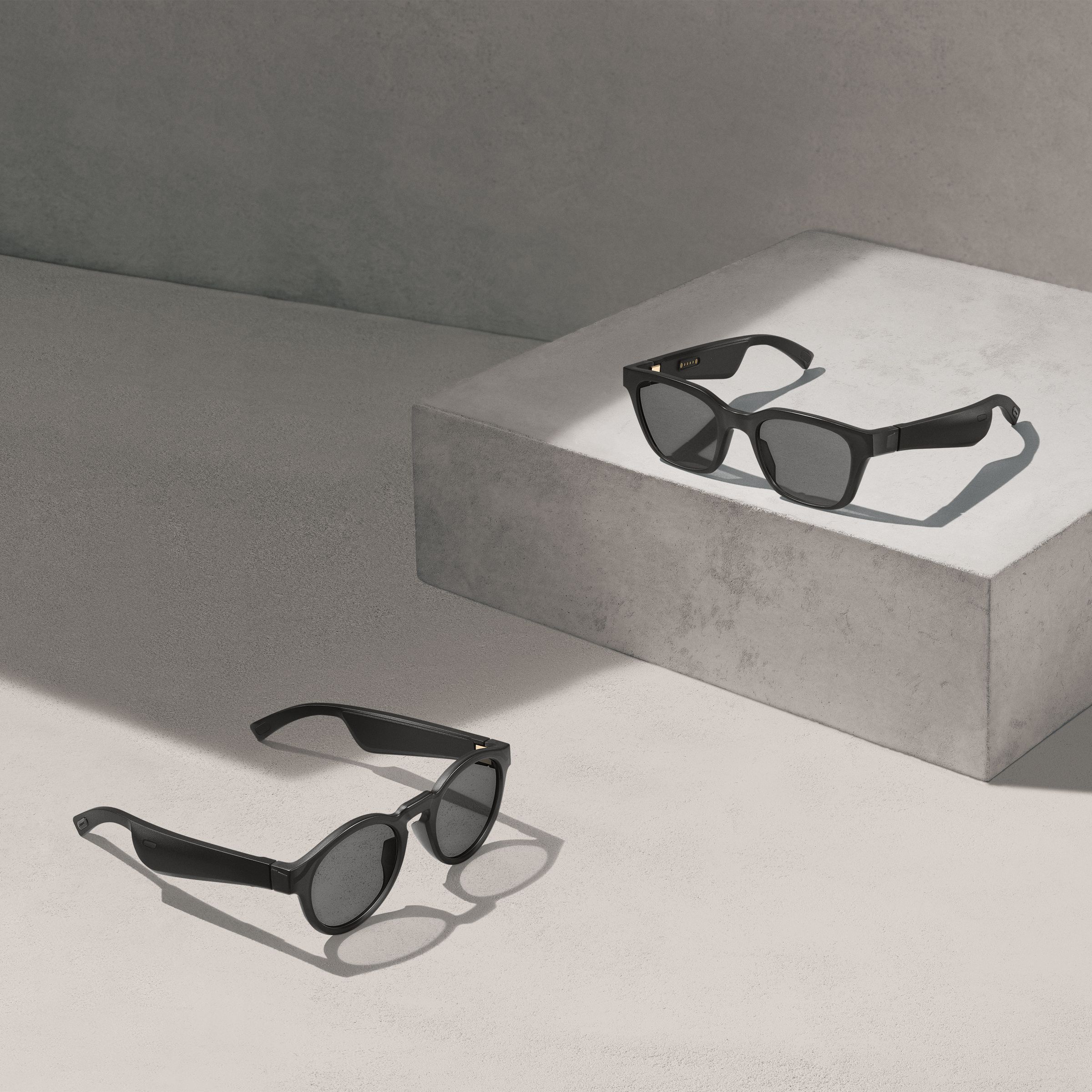 Bose’s Rondo (left) and Alto (right) sunglasses.