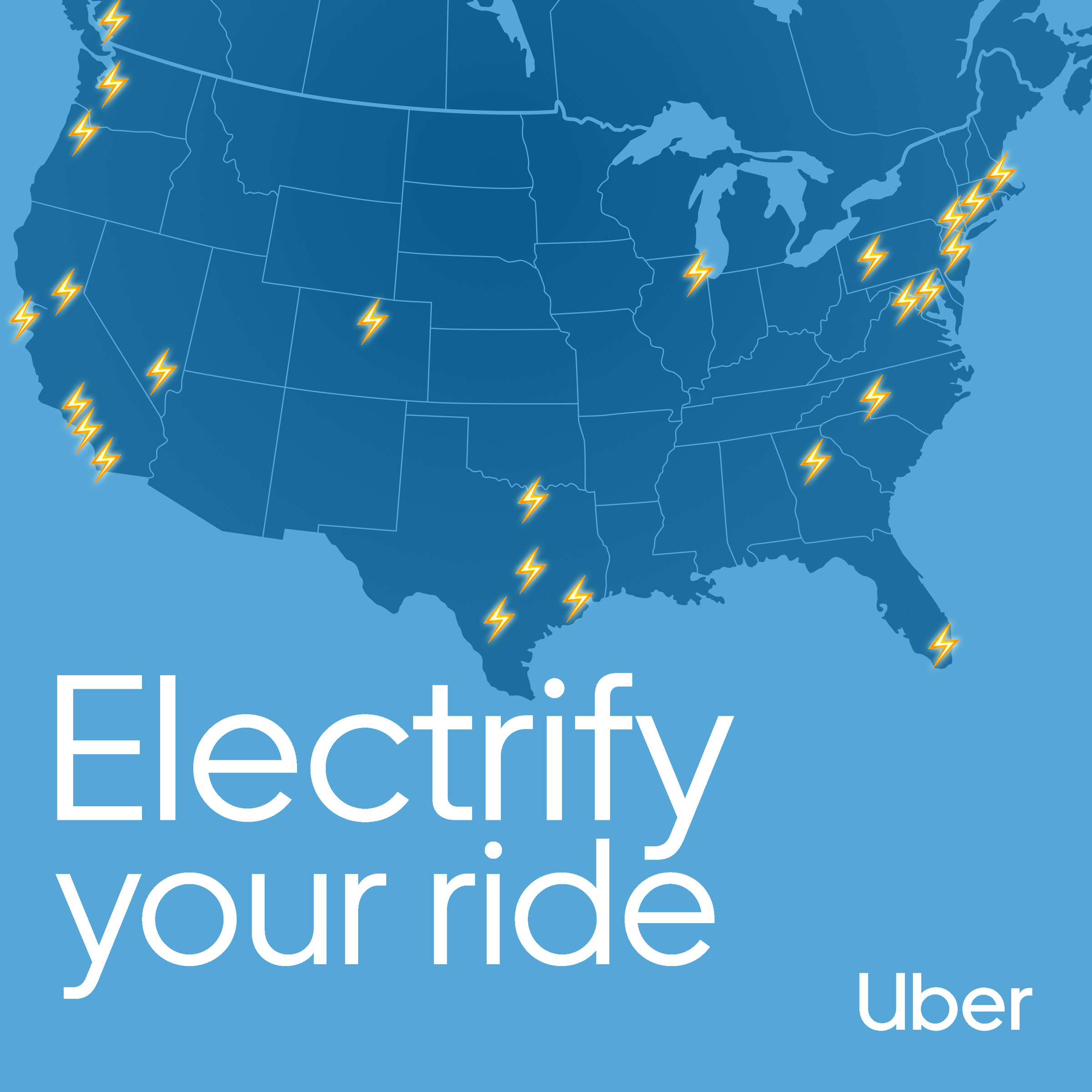 Uber Comfort Electric is available in 25 cities in North America.