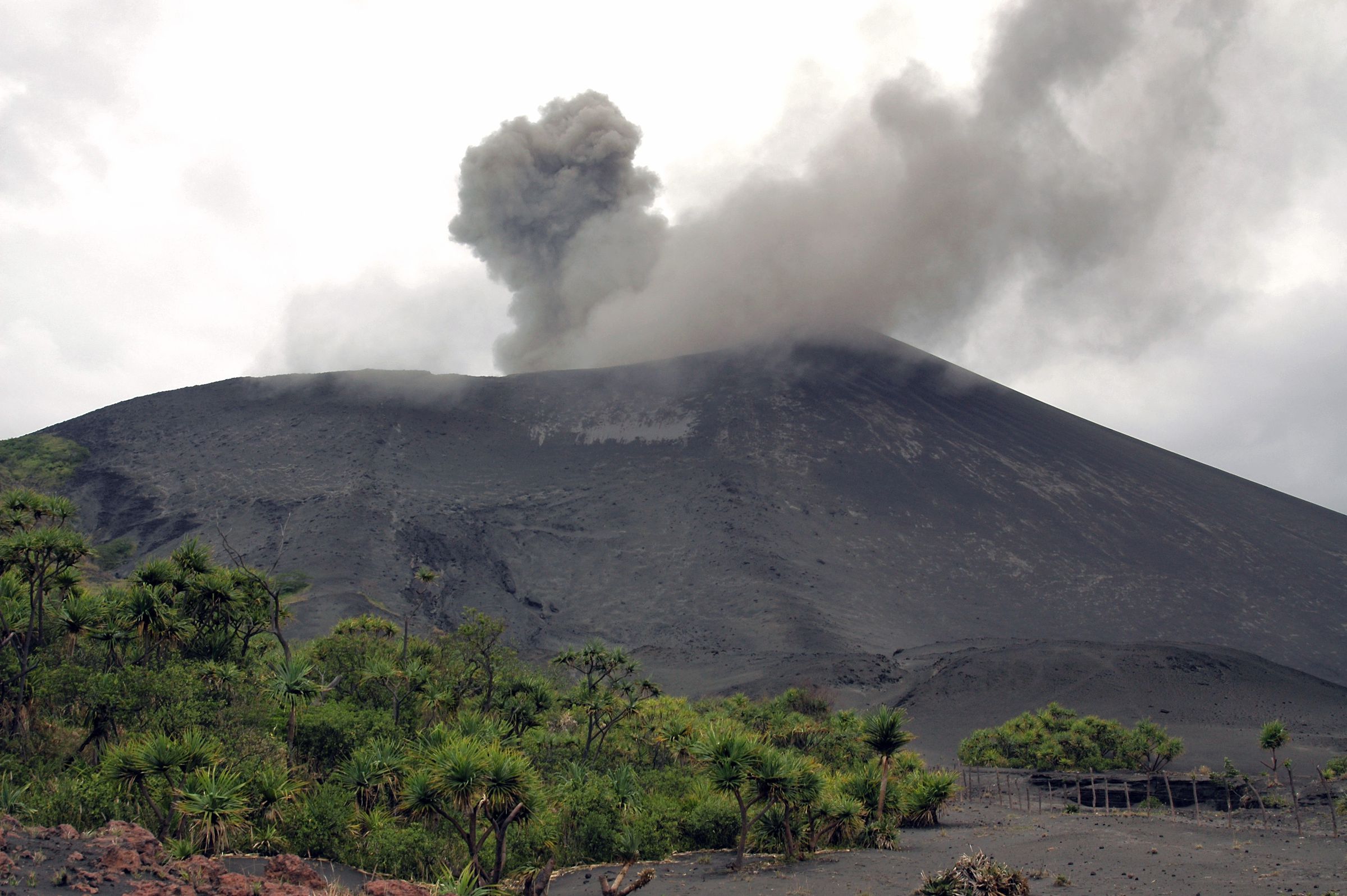 The Yasur volcano in Vanuatu, in 2006.