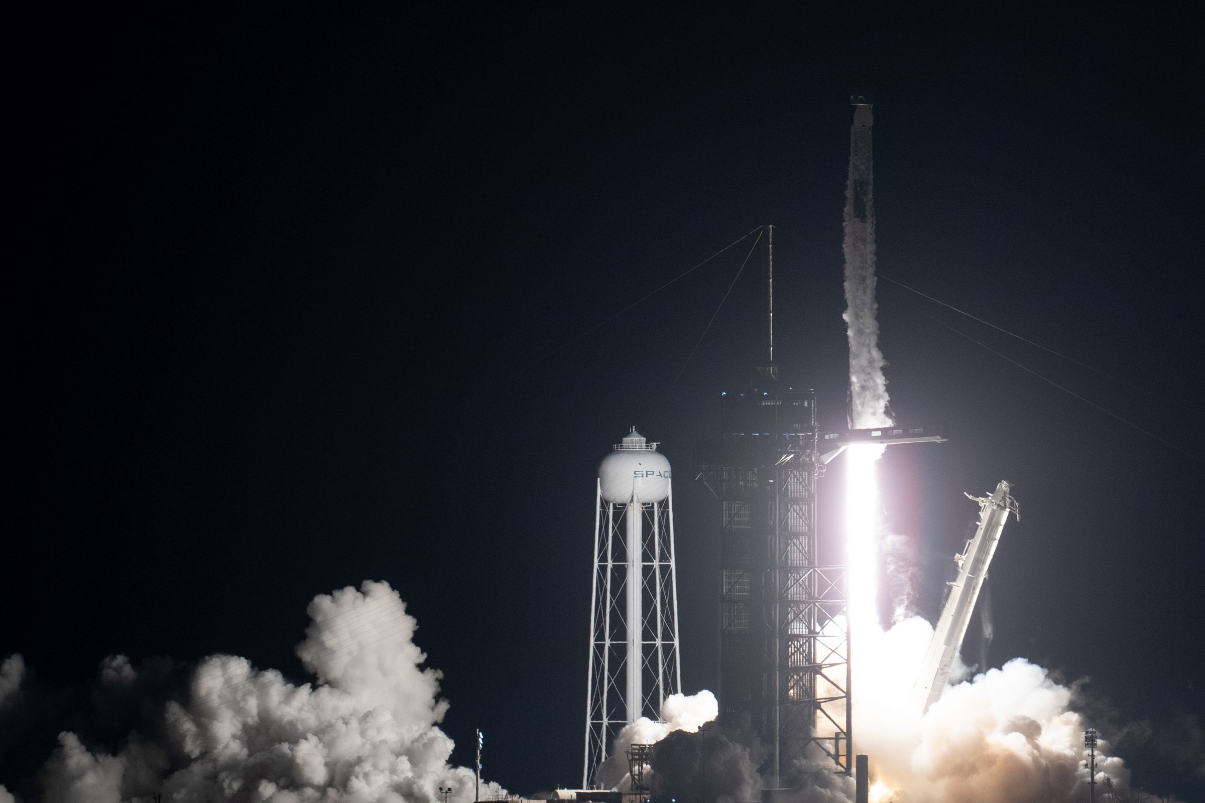 SpaceX’s Falcon 9 rocket carries the Crew-3 astronauts to space