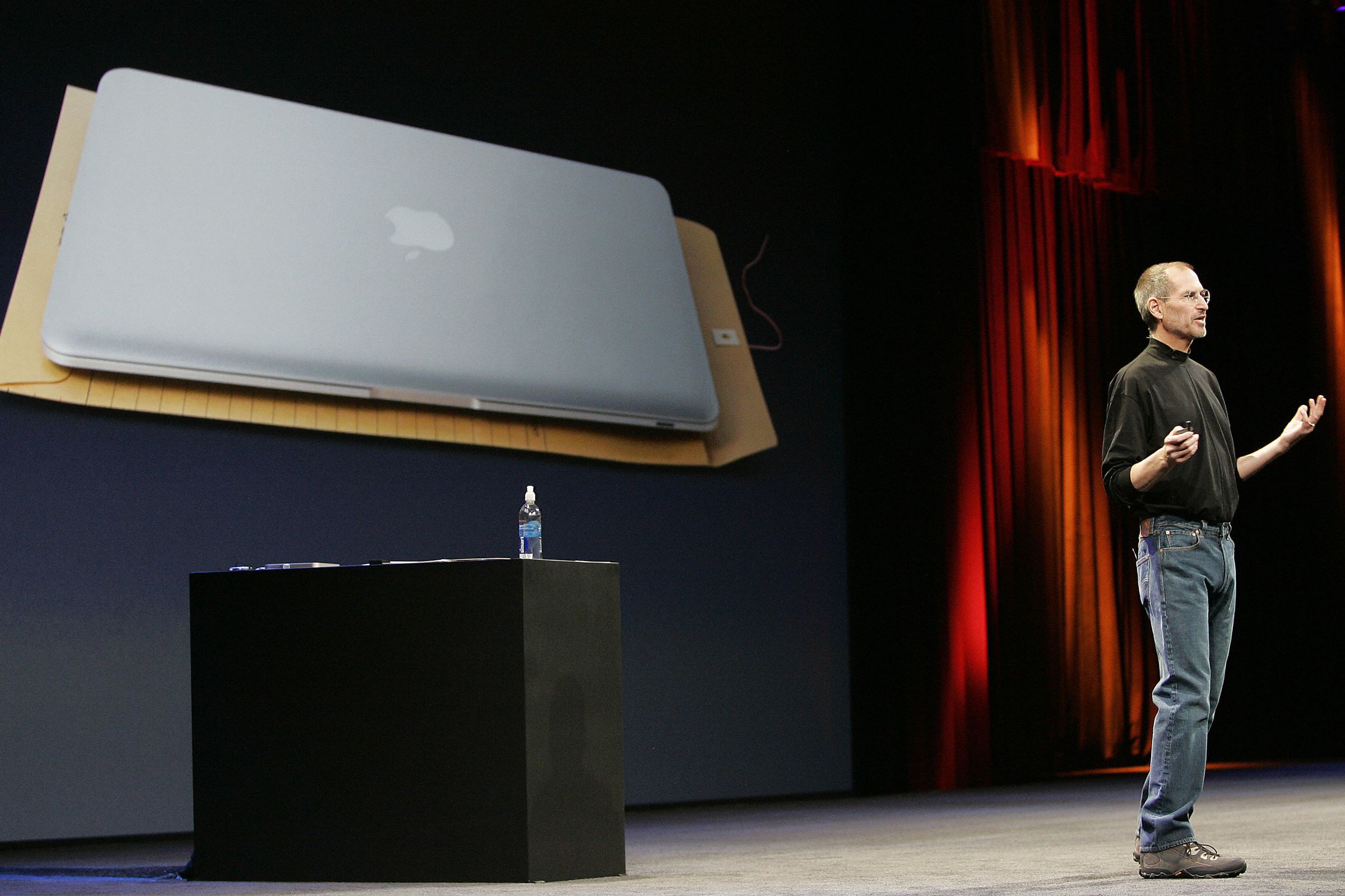 Apple CEO and co-founder Steve Jobs show