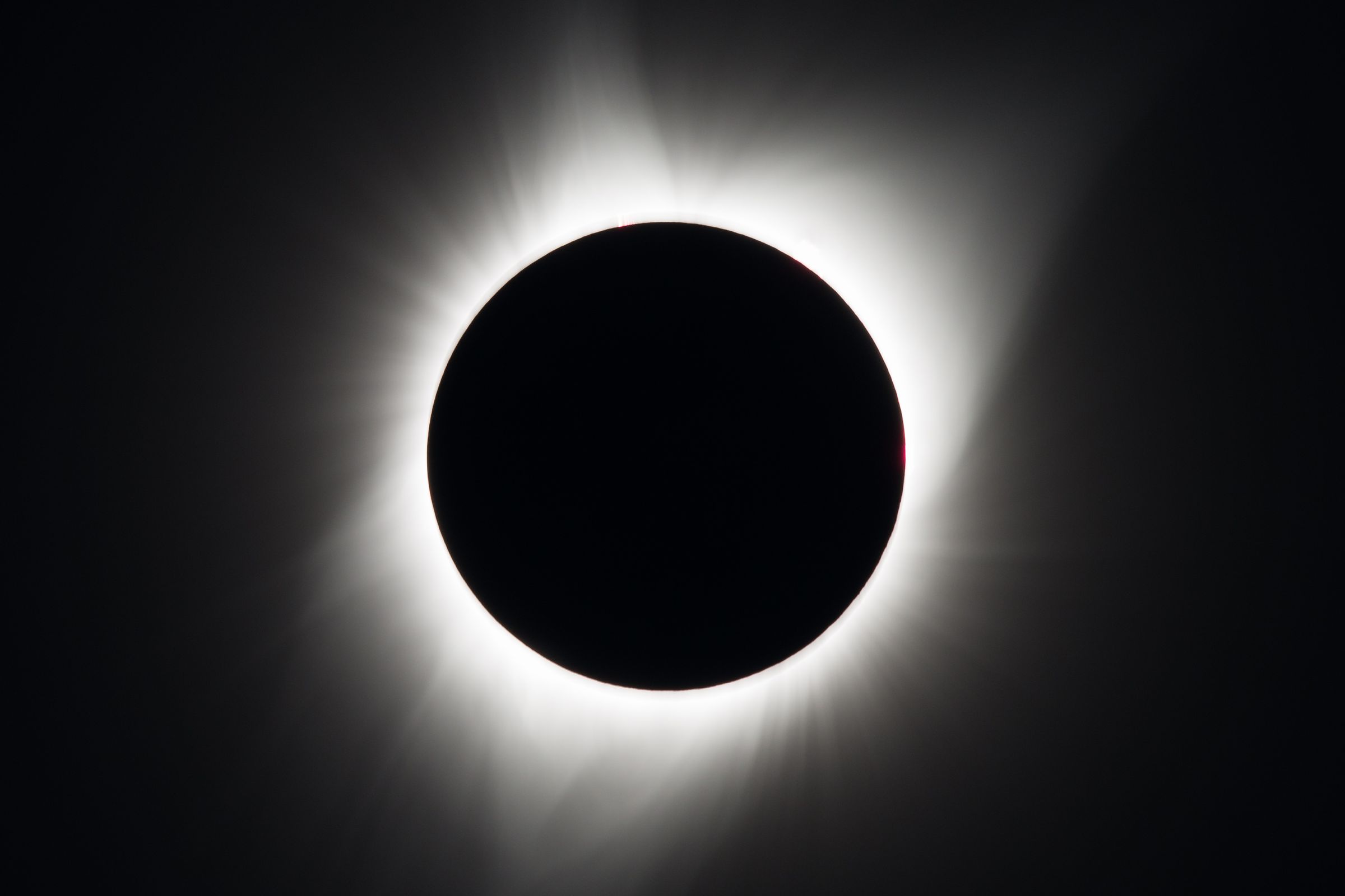 The August 21st total solar eclipse seen from Madras, Oregon.