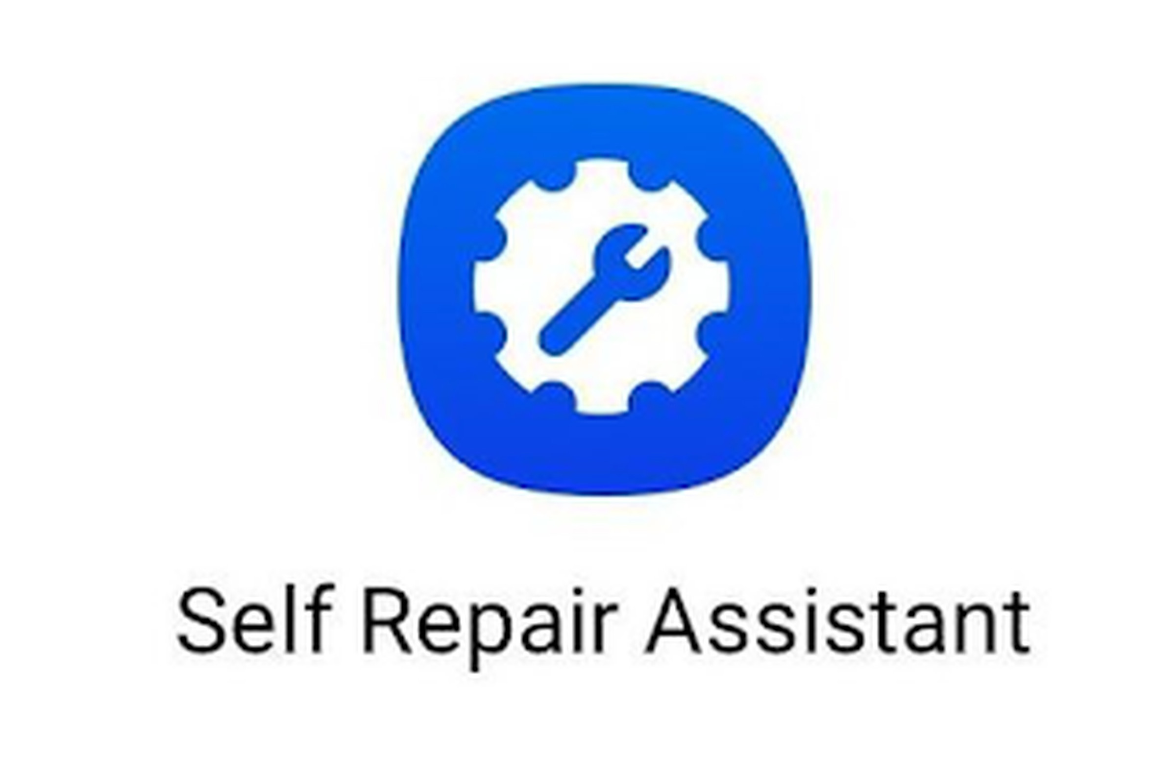 Ikon untuk aplikasi "Self Repair Assistant" yang diakui Samsung.