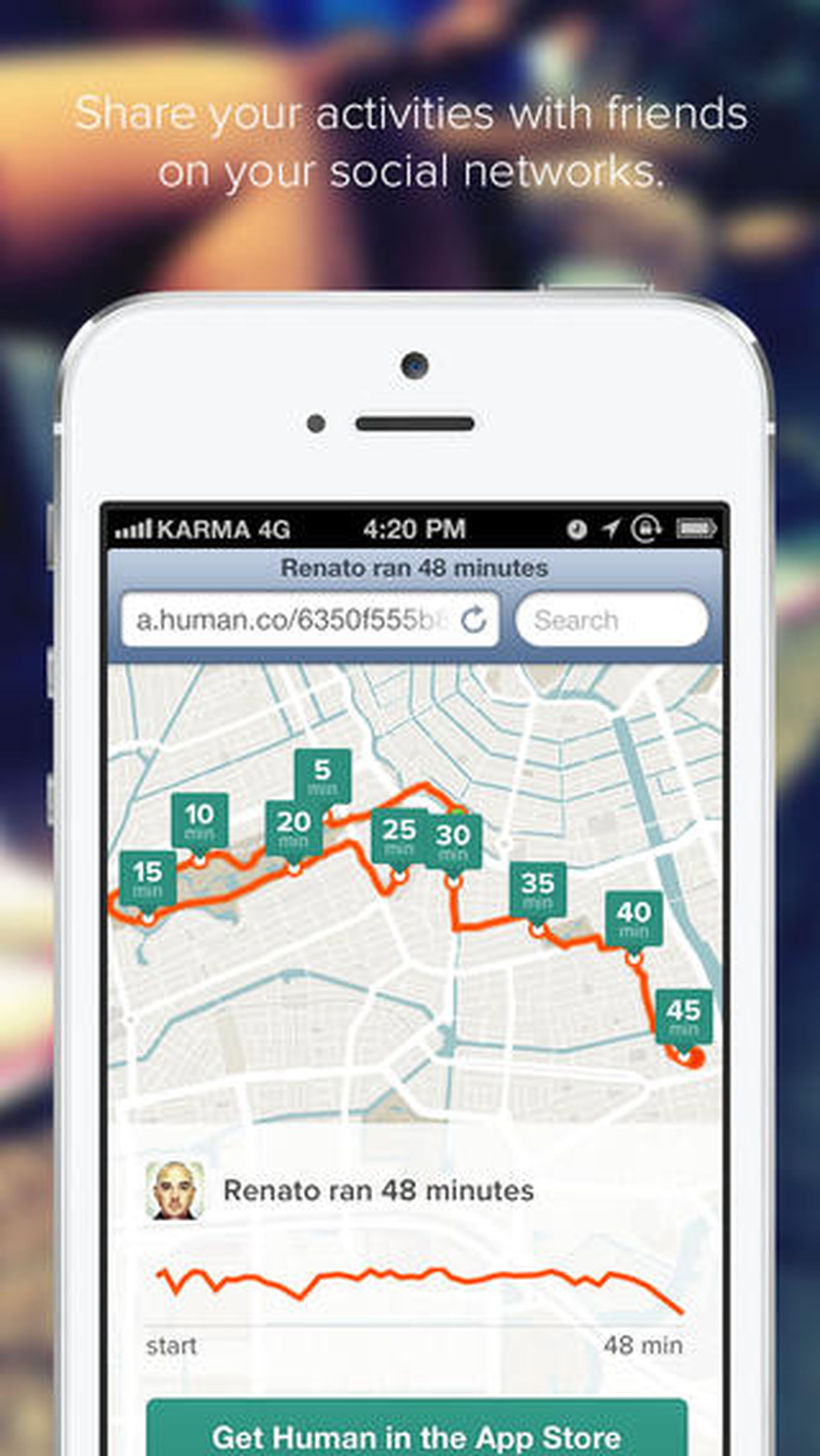 Human for iPhone screenshots