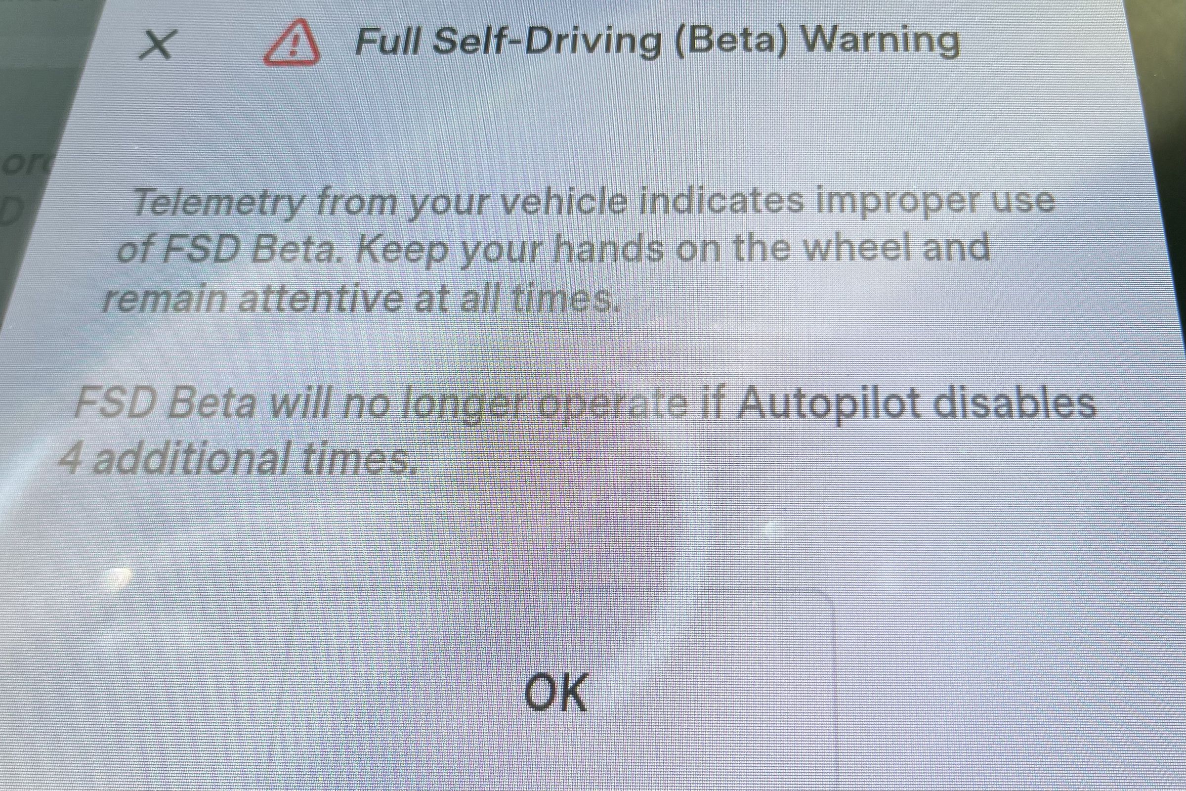 You could lose your FSD privileges if Tesla Vision thinks you’re not paying attention.