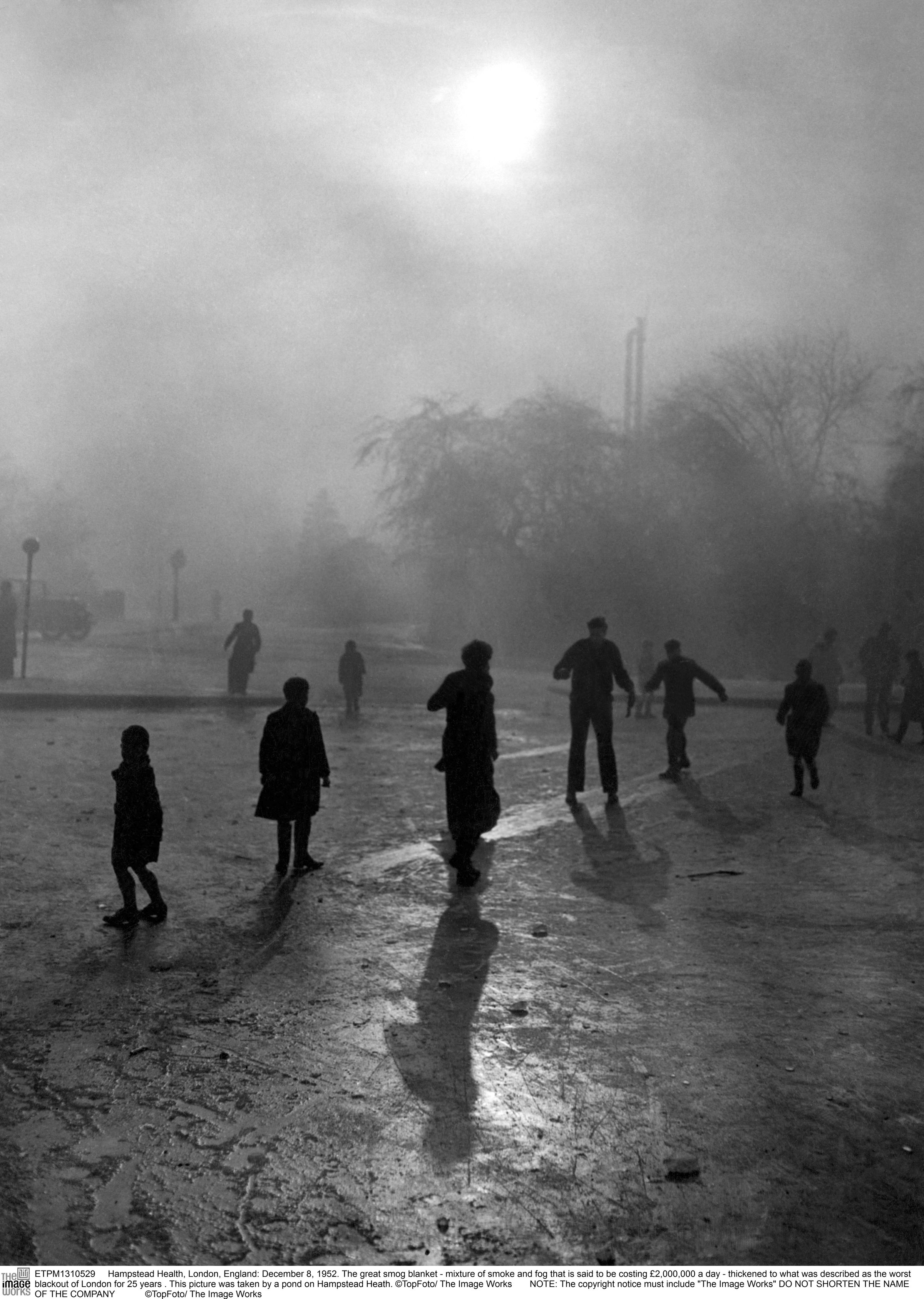 London during the Great Smog of 1952.