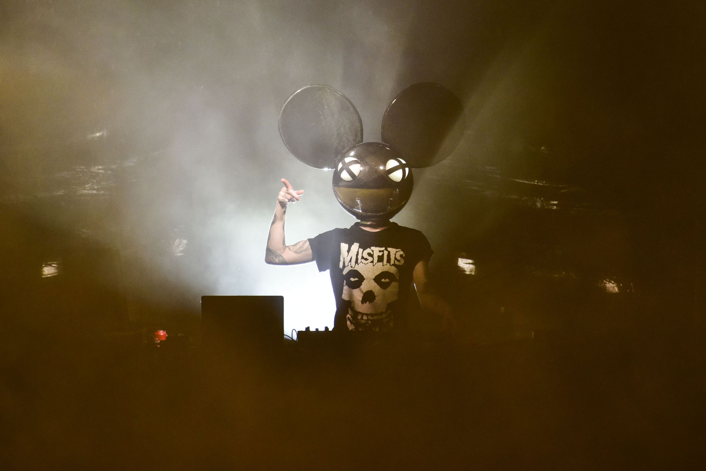 deadmau5 Performs At The Rooftop At Pier 17 In The Seaport District NYC