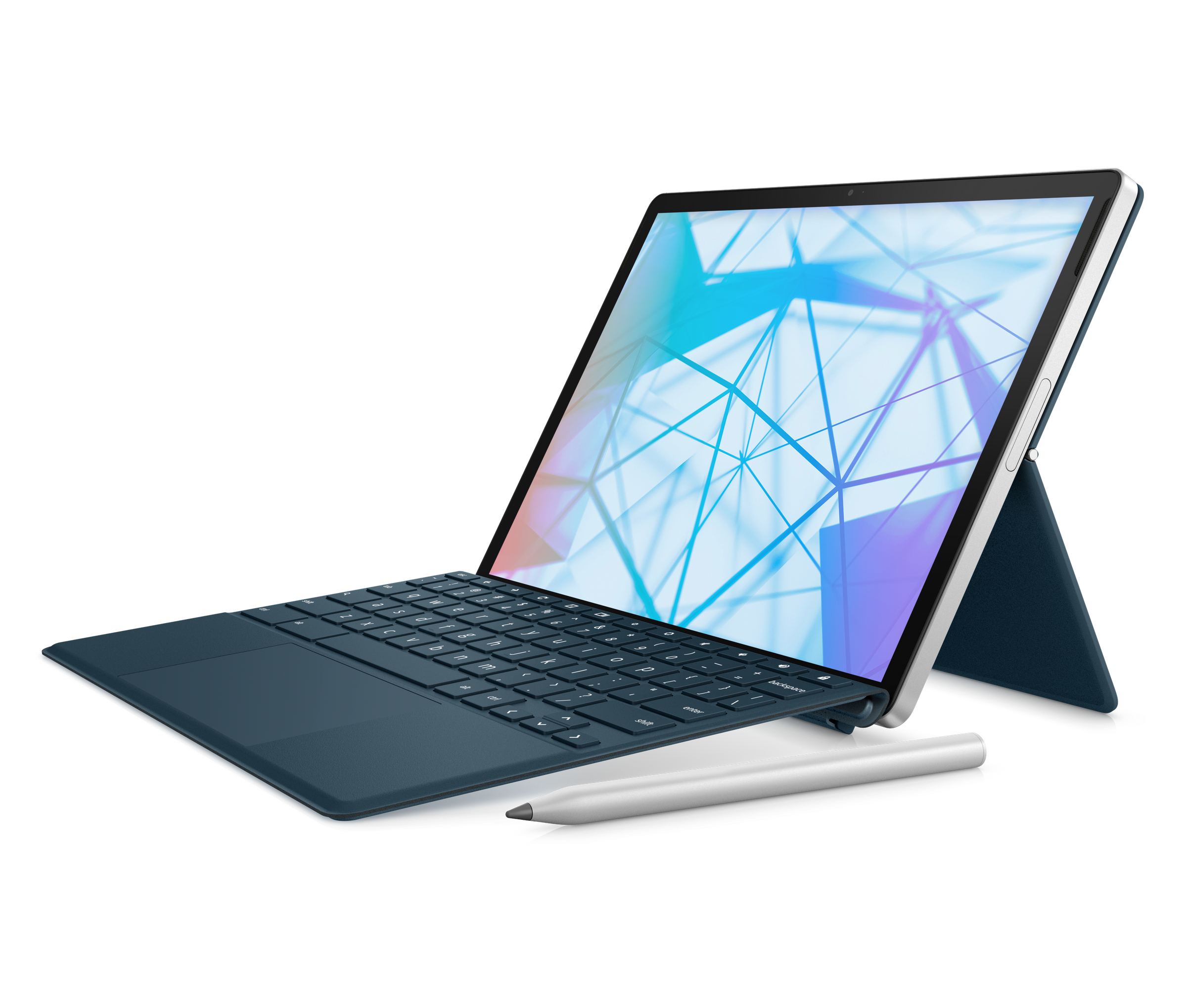 The Qualcomm-powered Chromebook x2 11 comes with a detachable keyboard, kickstand, and rechargeable pen.