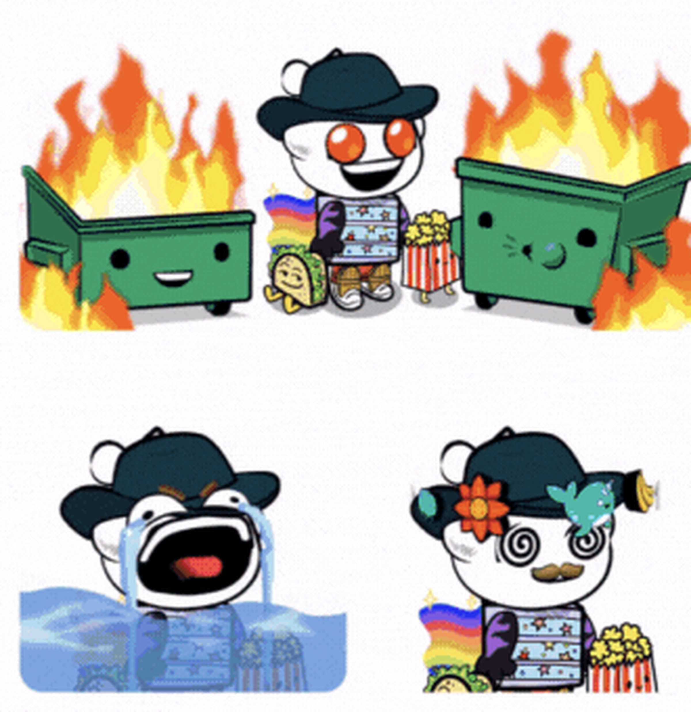 An image of Reddit’s Collectible Expressions.