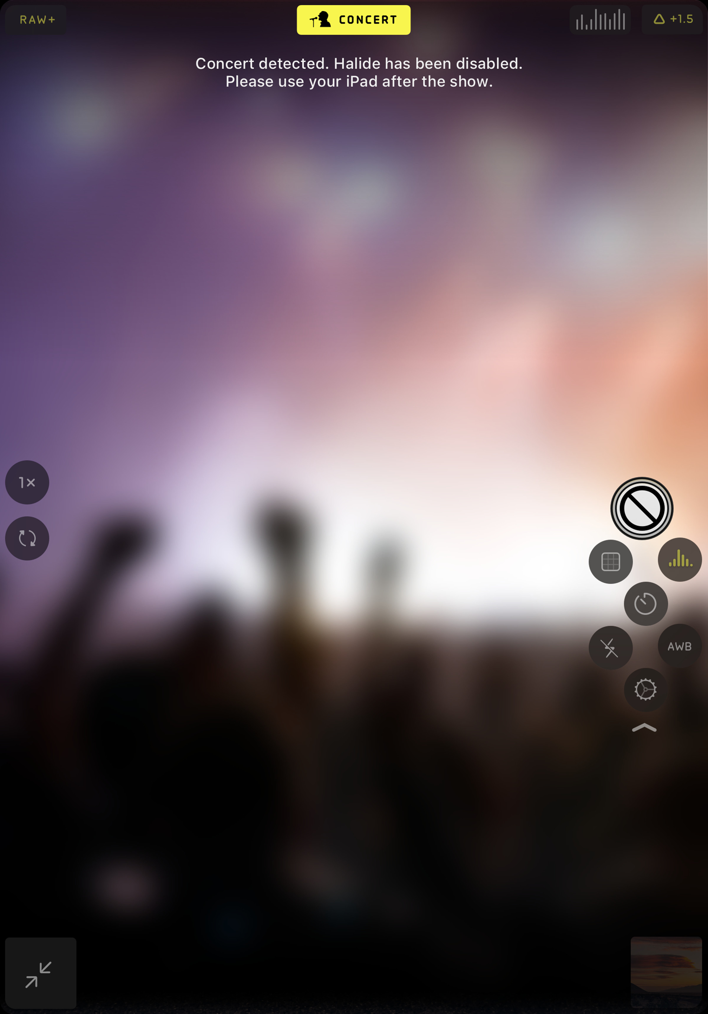 A proof of concept for a potential “Concert Mode.”