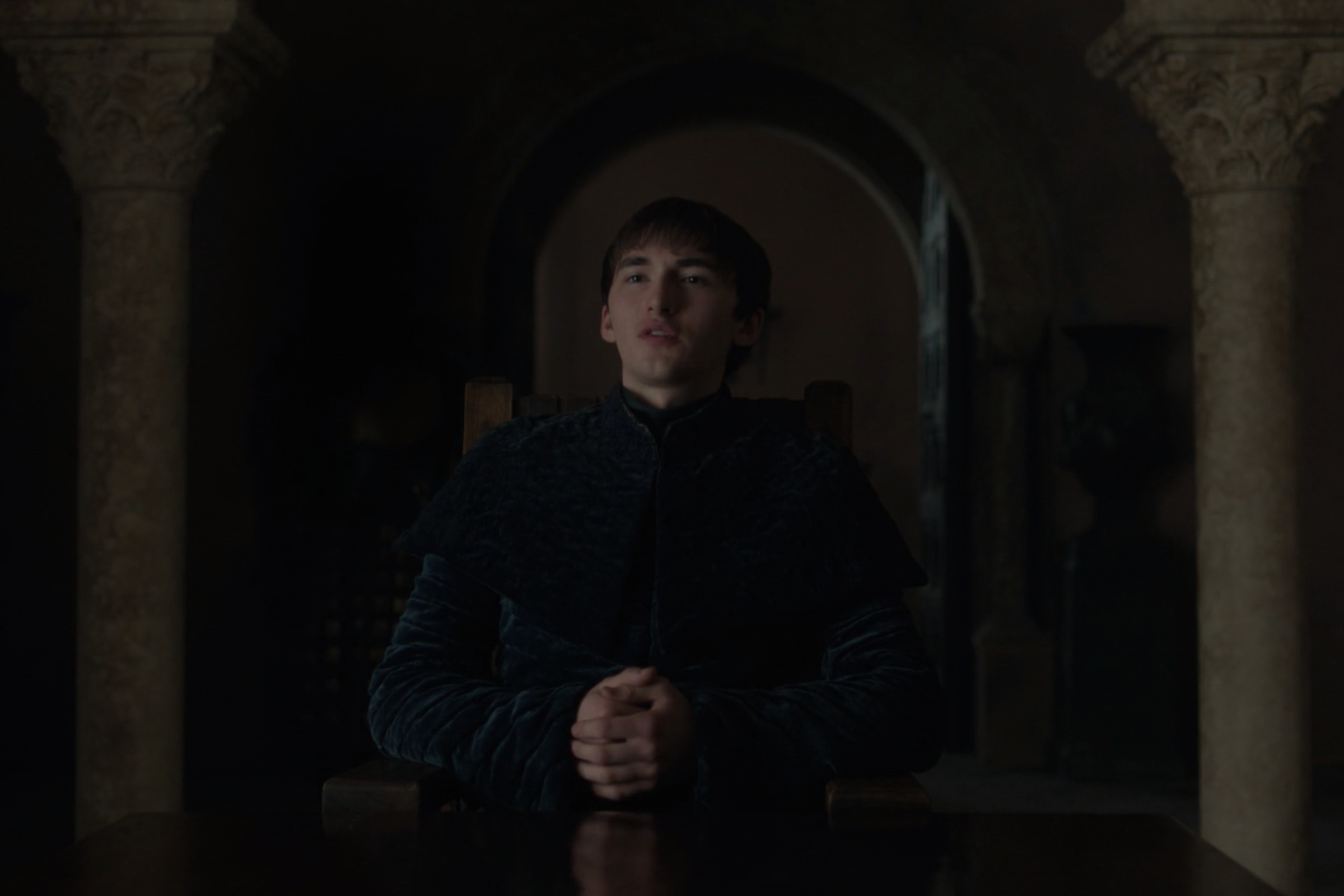 bran stark, who can see everything but lets bad things happen