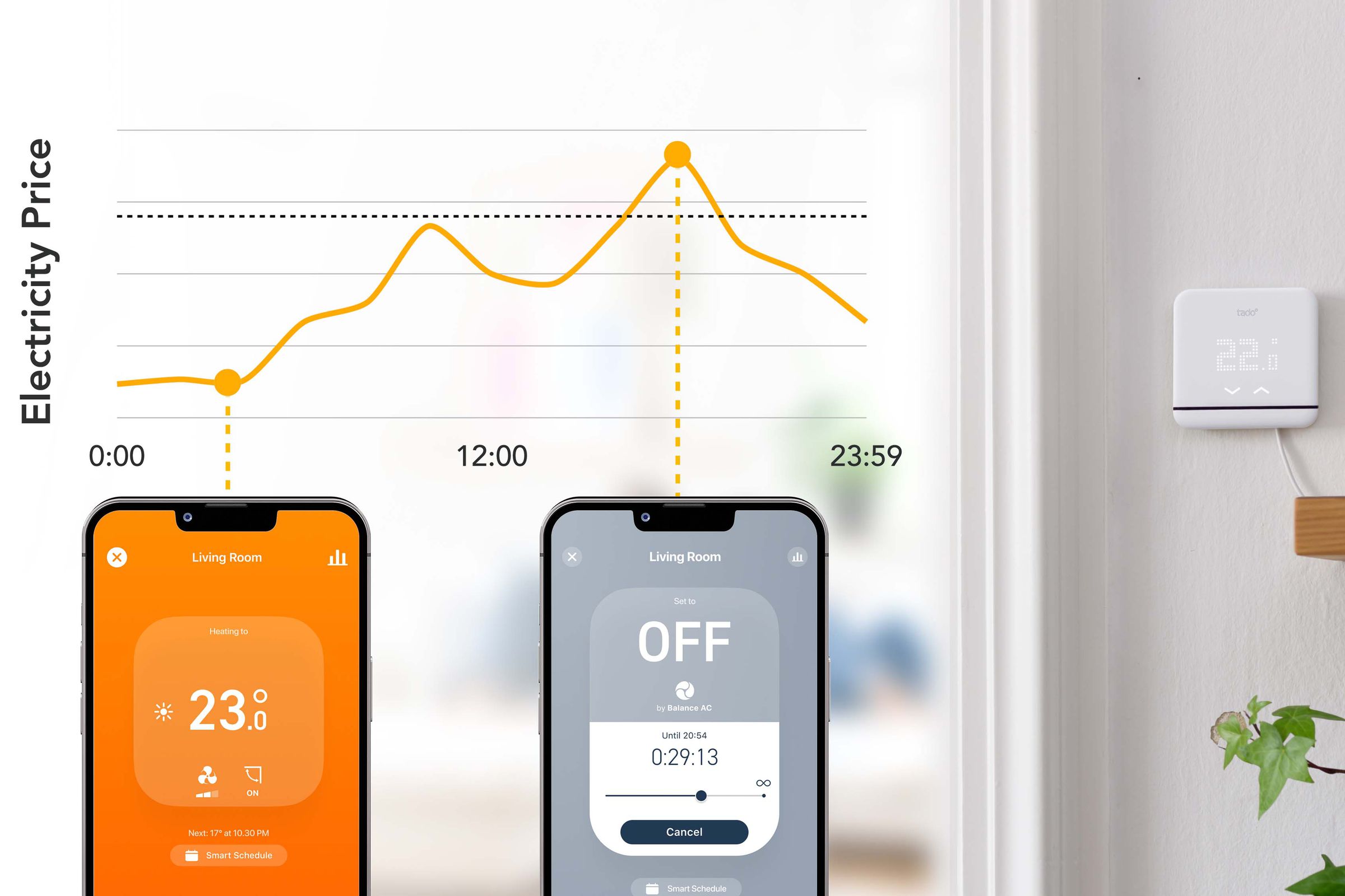 Tado Balance aims to sync heating and cooling your home with when energy prices are cheapest.