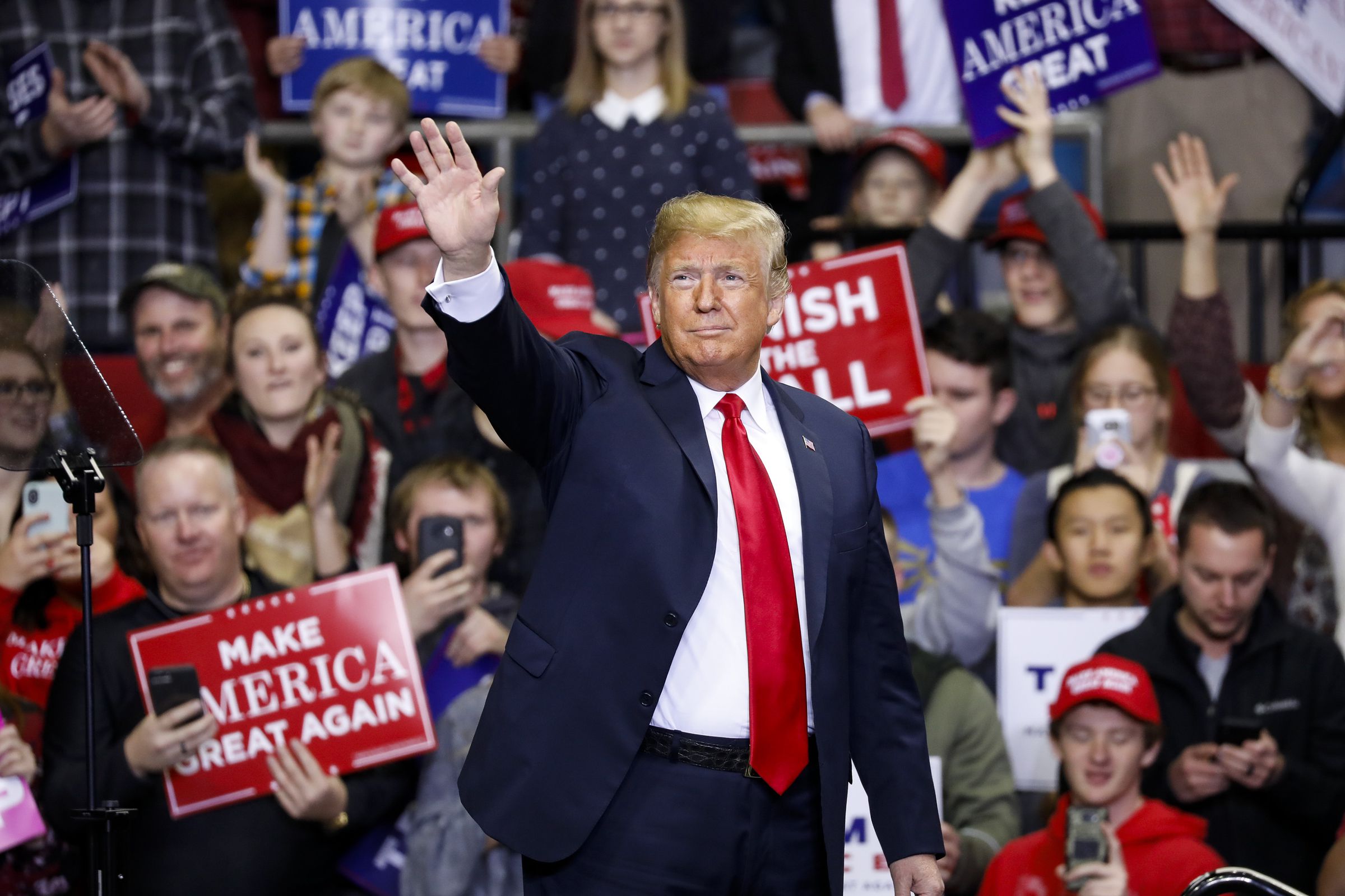 President Trump Holds Campaign Rally In Fort Wayne, Indiana