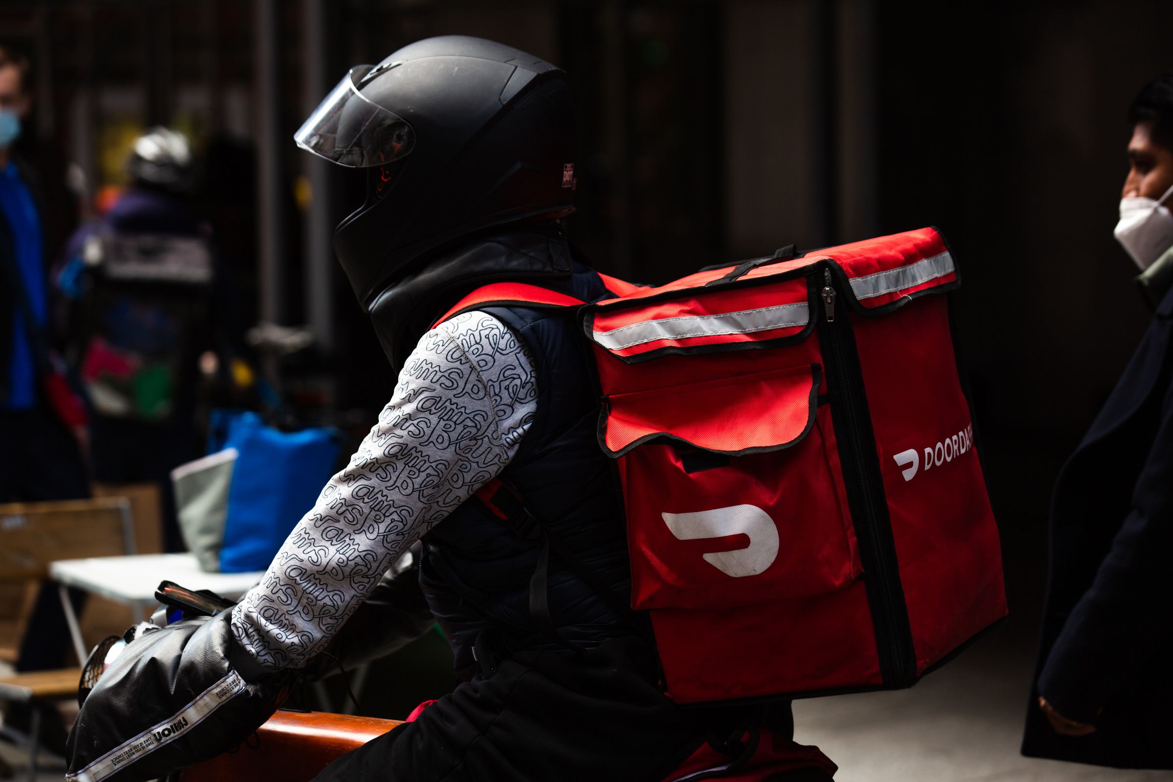 A delivery driver for DoorDash 