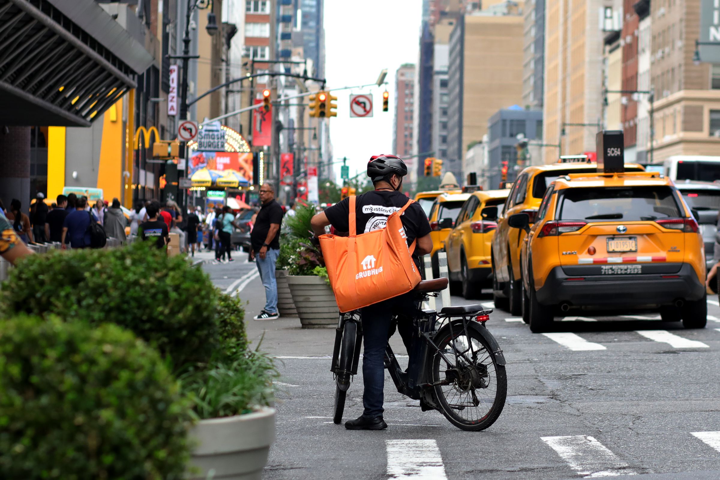 Delivery worker in NYC
