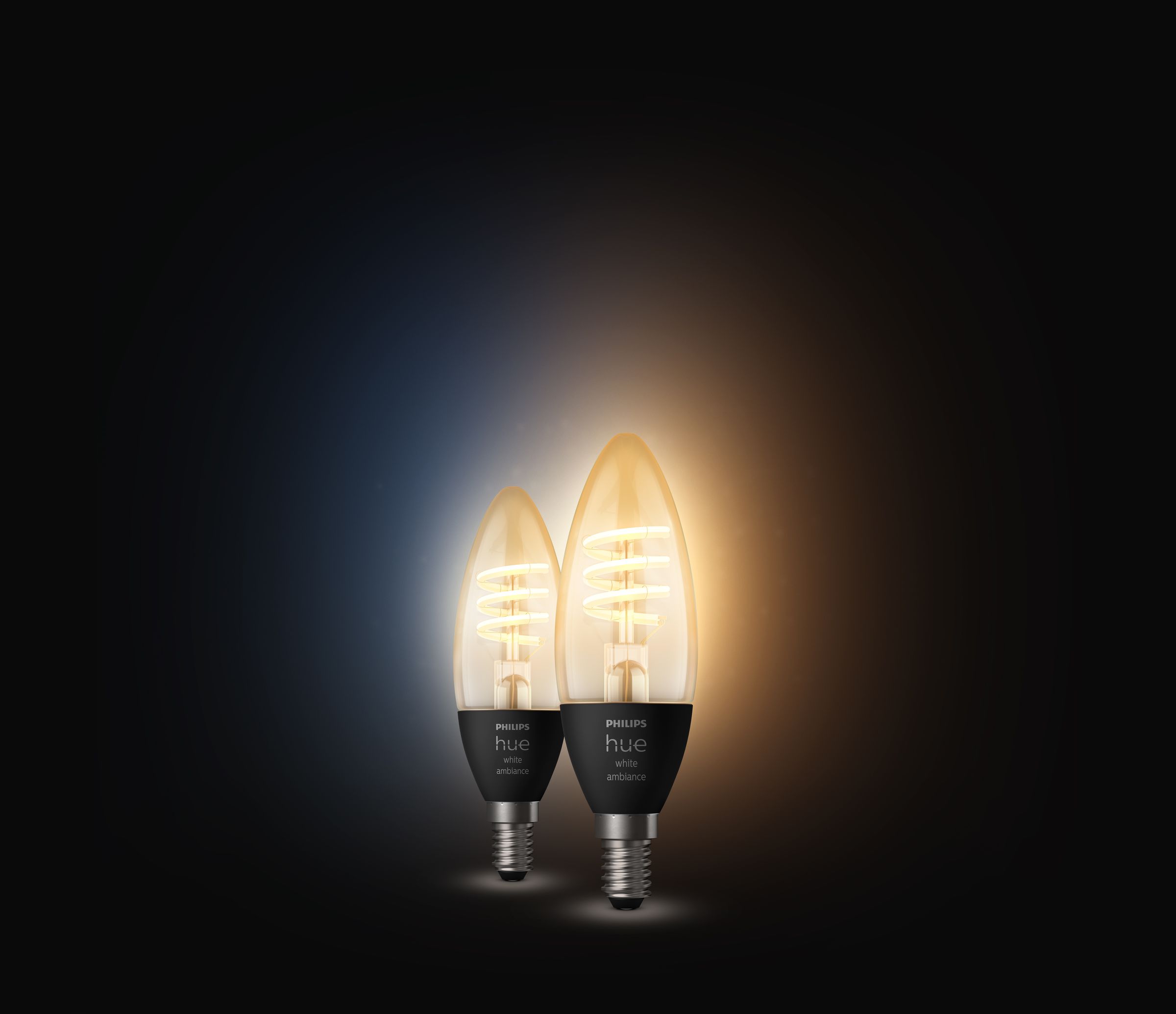 An updated version of the Hue filament candle bulb (for an e14 or e12 screw fitting) adds tunable white light.