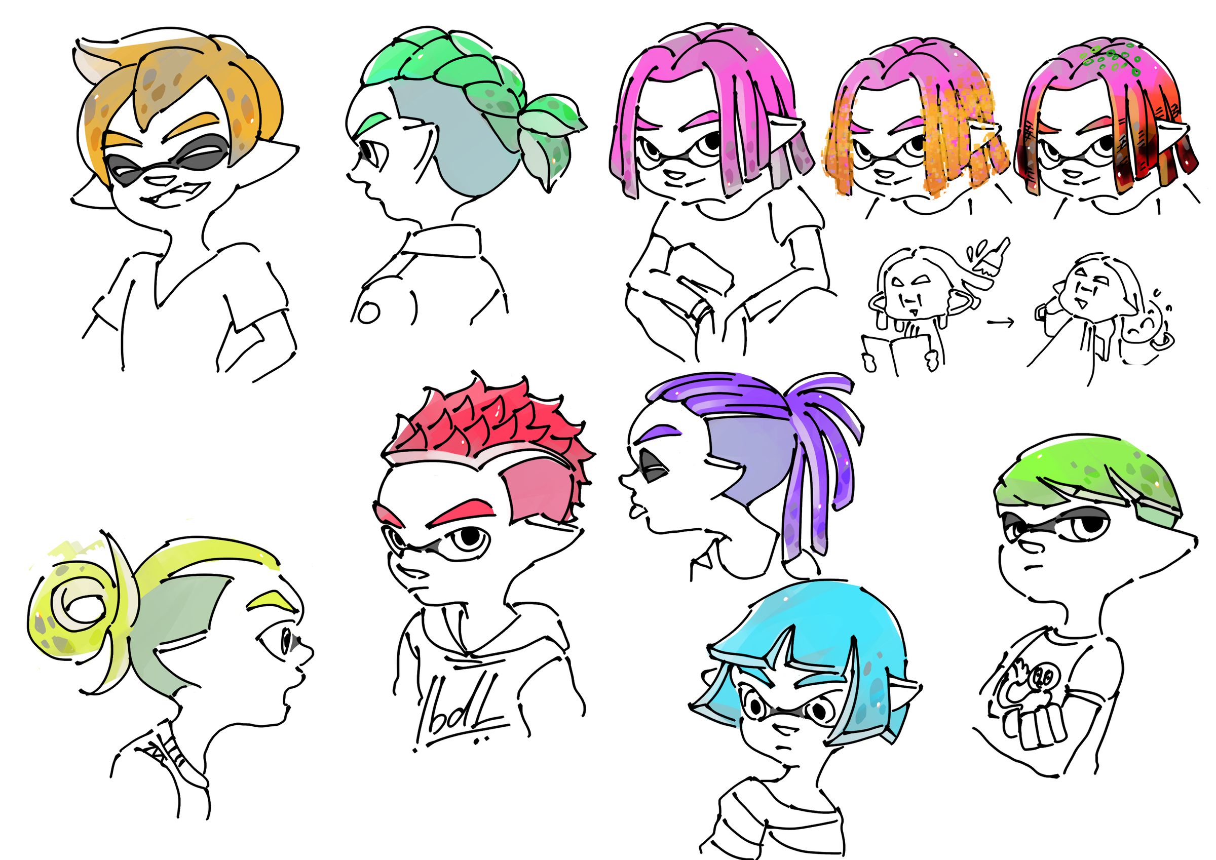 <em>Splatoon 2 concept art.</em>