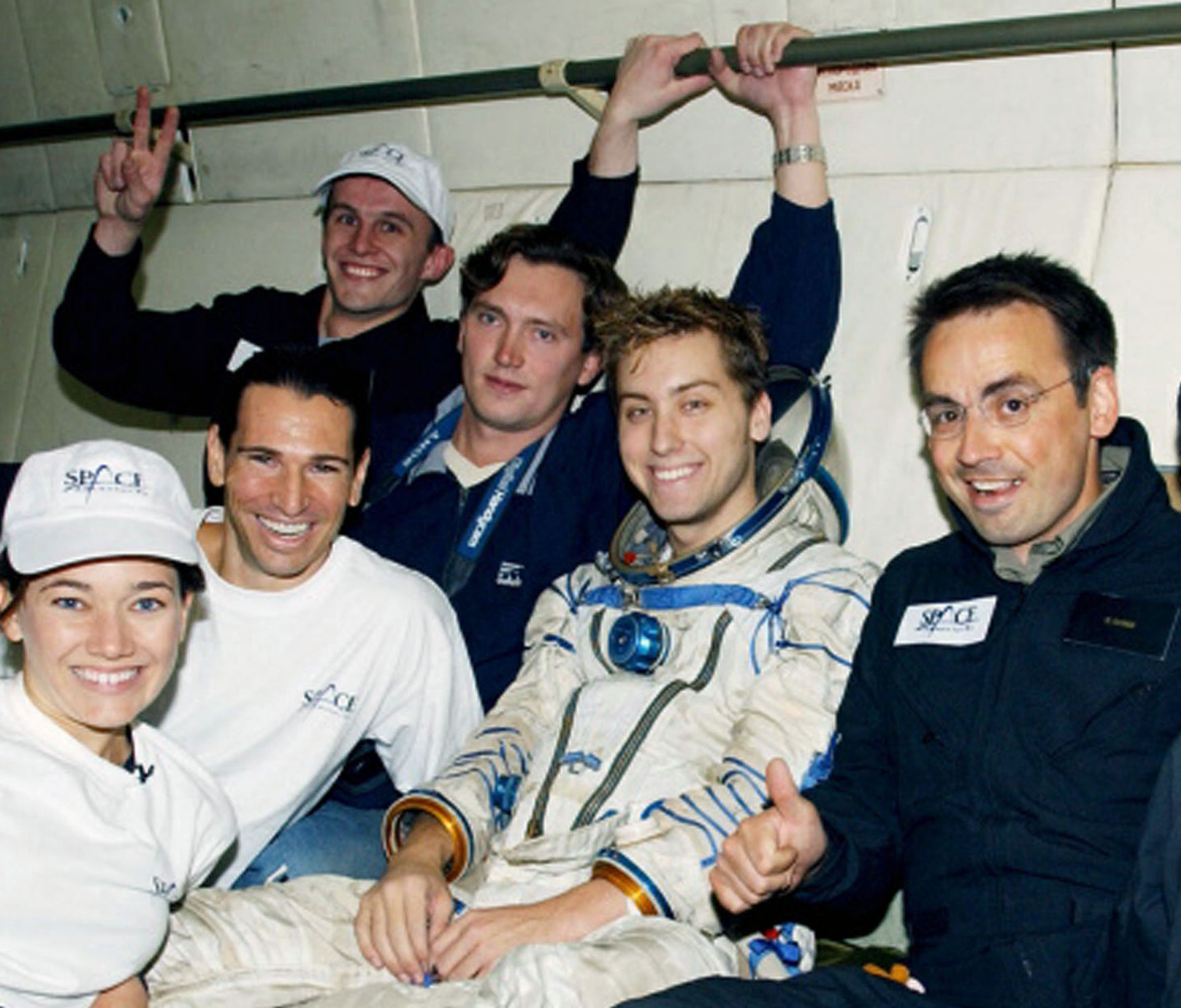 Lance Bass Training For Space Flight