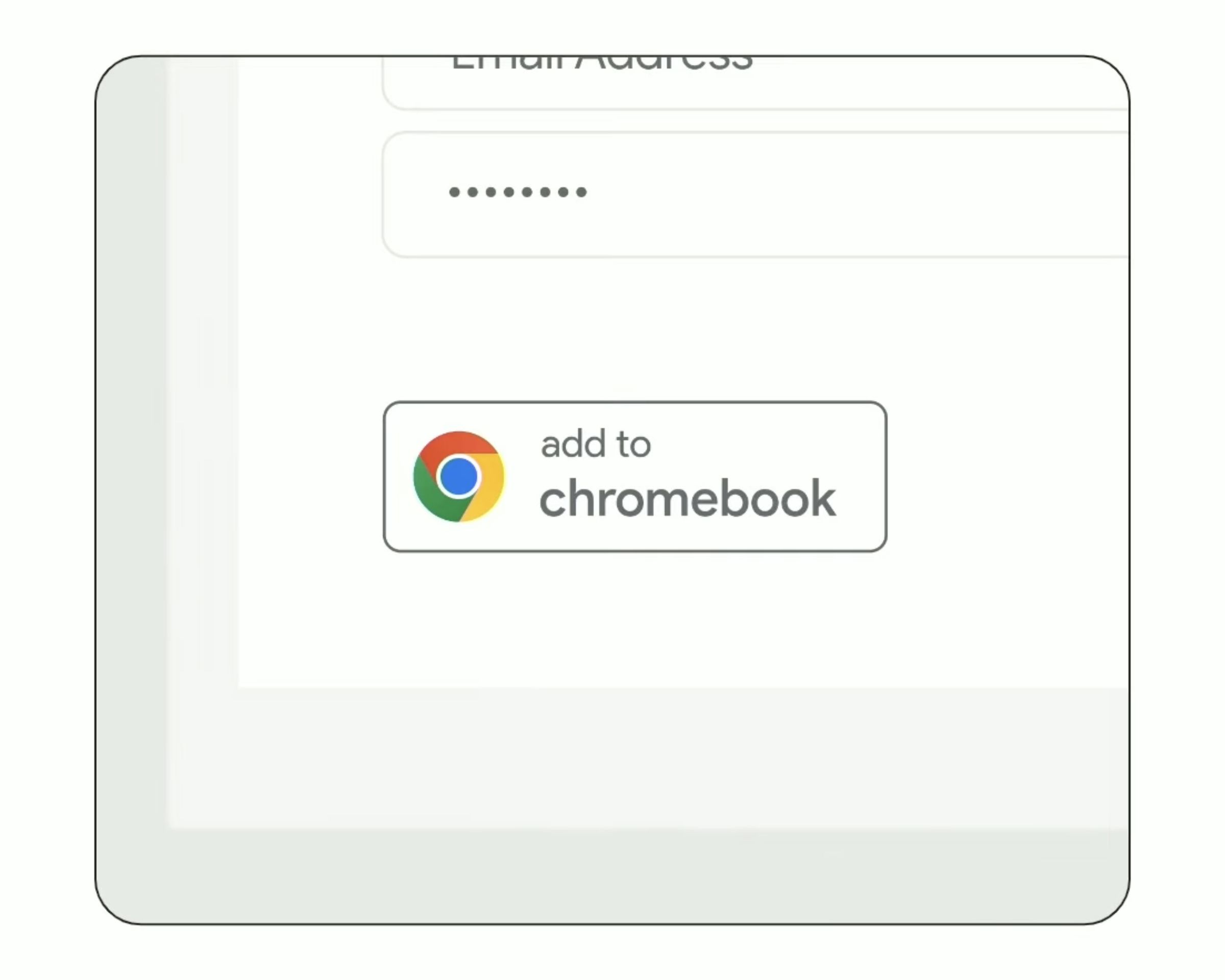 an add to Chromebook button on a site