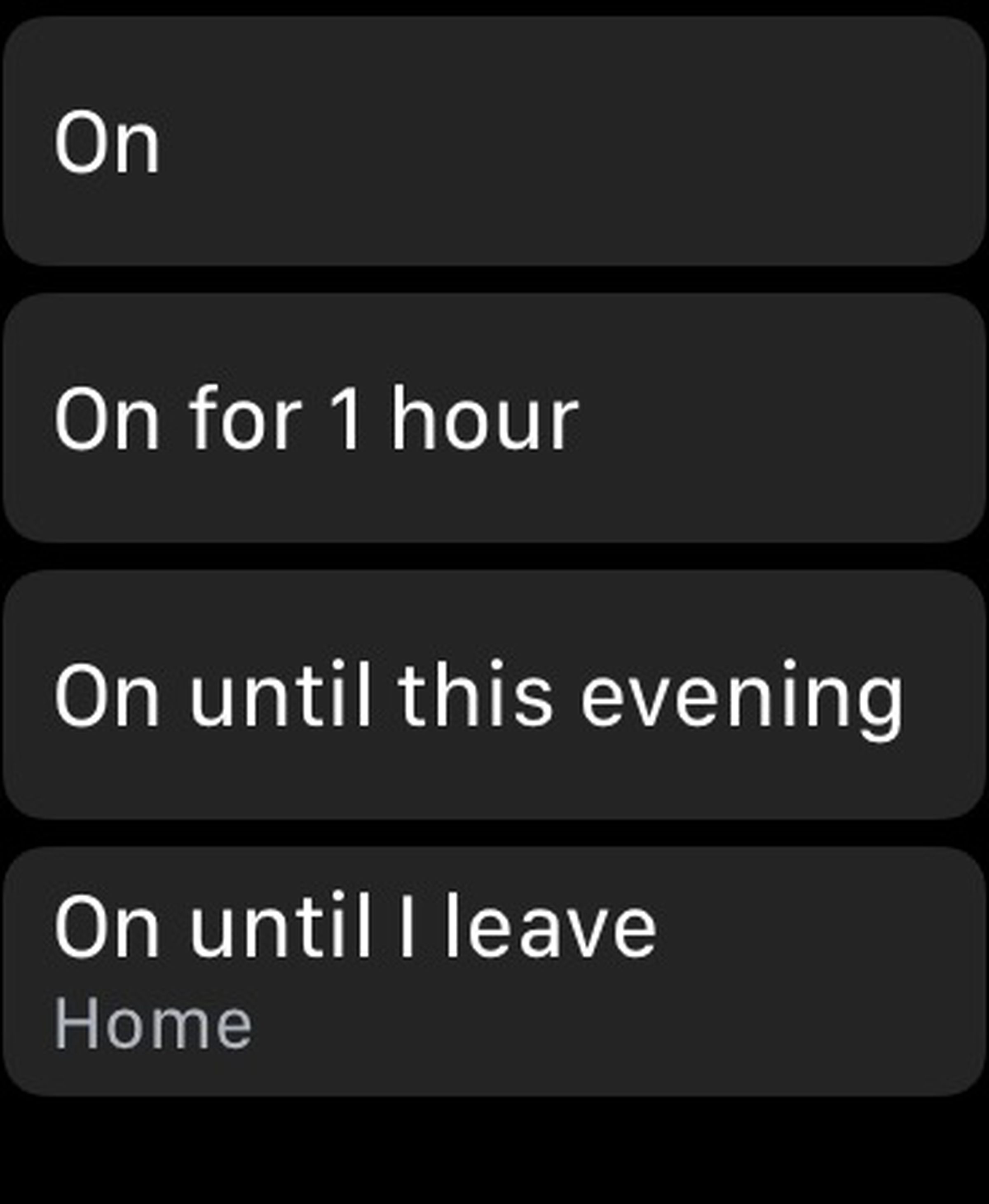 Apple Watch Do Not Disturb mode