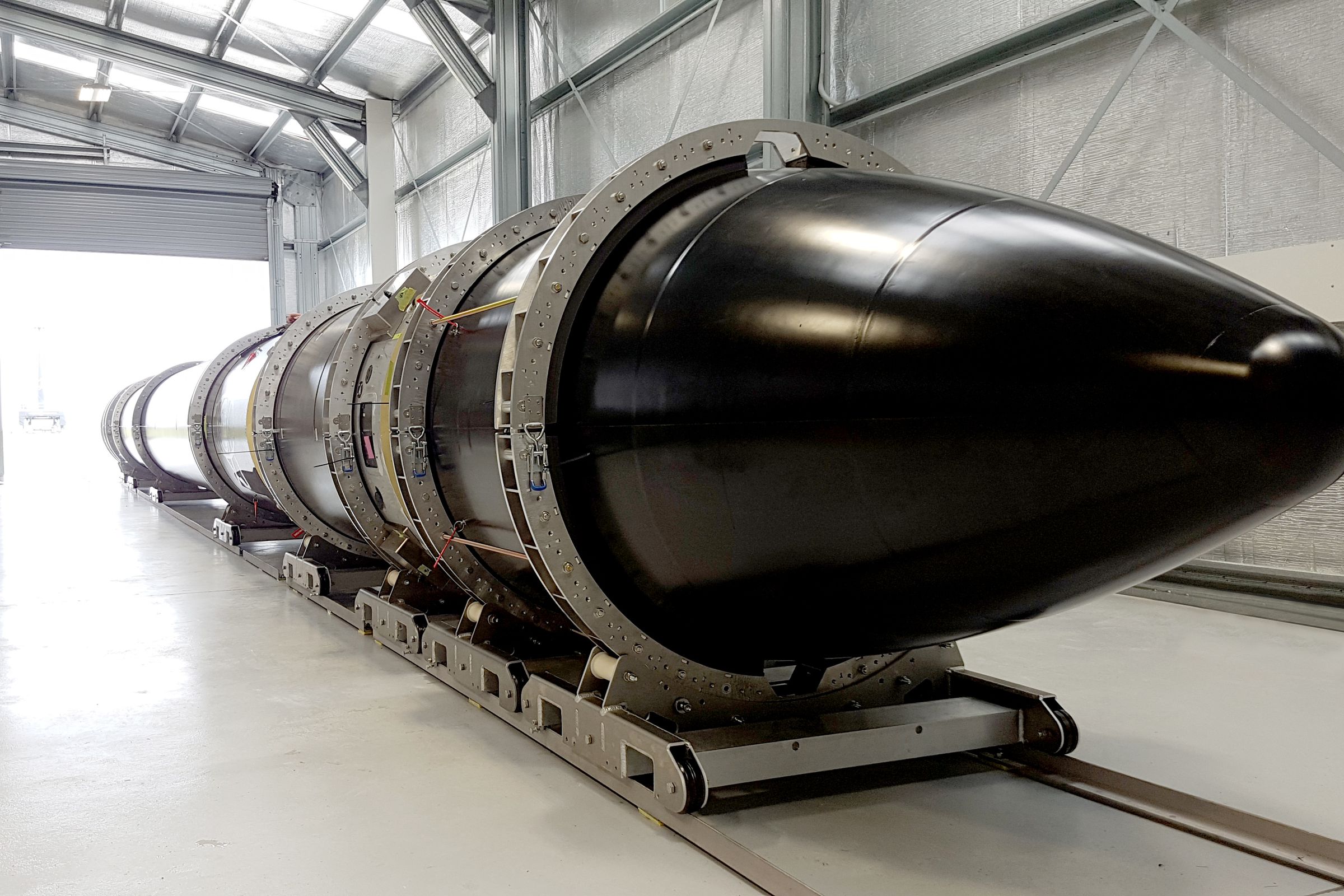 The Electron at Rocket Lab’s Launch Complex 1 in New Zealand.