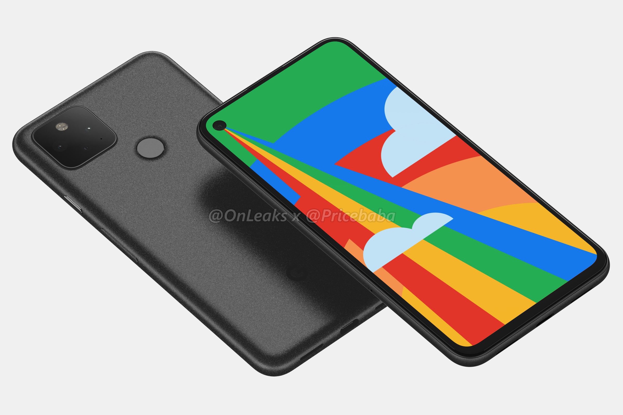 A render purportedly showing the Pixel 5. 